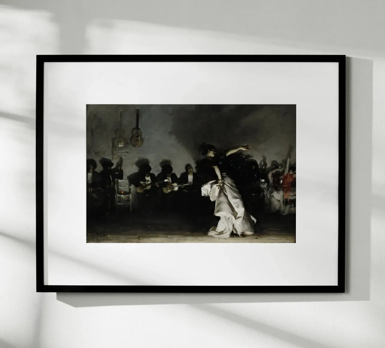 John Singer Sargent - El Jaleo (1882) poster con telaio in plastica da Timeless Artworks