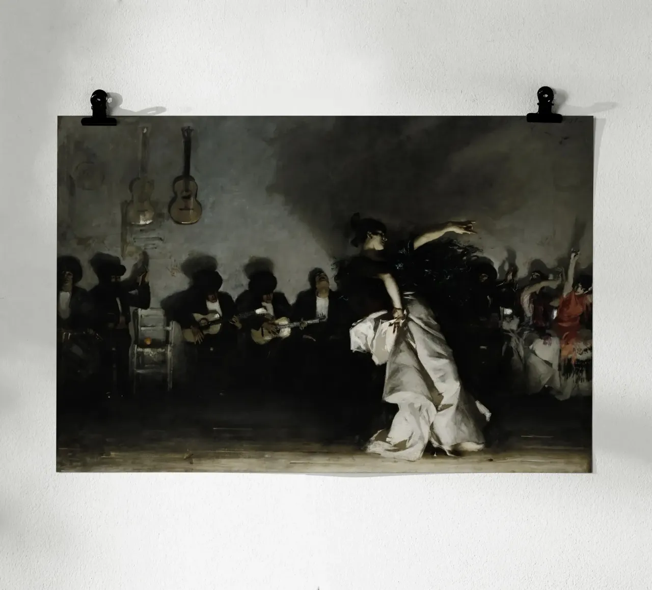 John Singer Sargent - El Jaleo (1882) poster con telaio in plastica da Timeless Artworks
