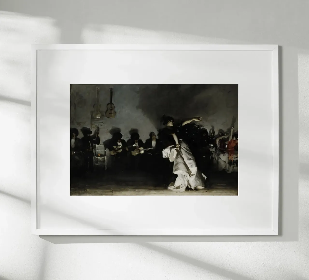 John Singer Sargent - El Jaleo (1882) poster con telaio in plastica da Timeless Artworks