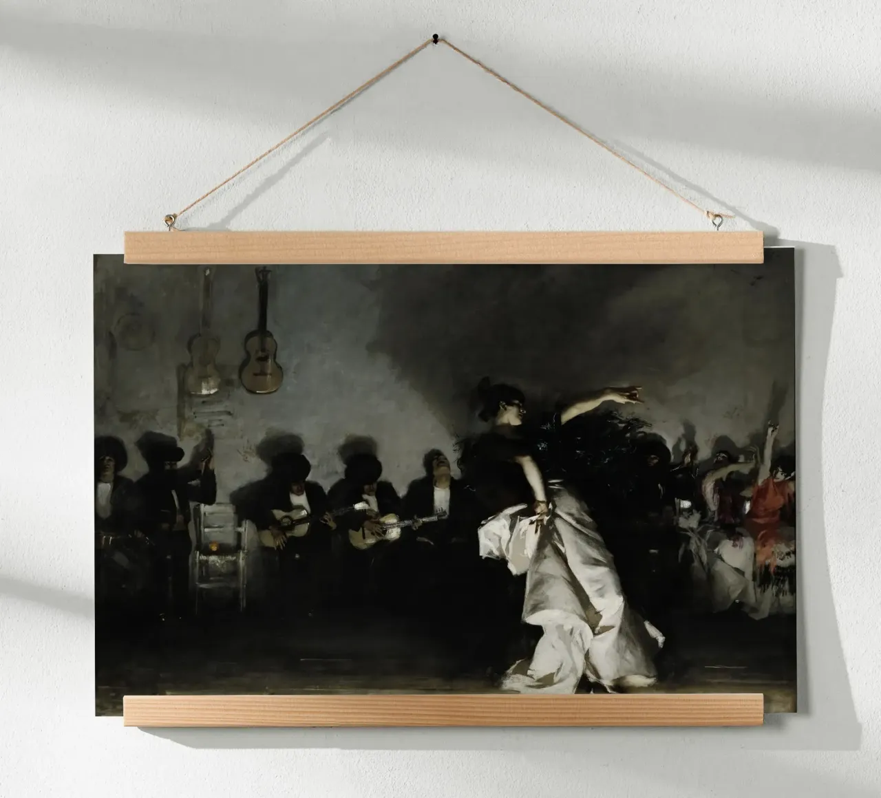 John Singer Sargent - El Jaleo (1882) poster con telaio in plastica da Timeless Artworks