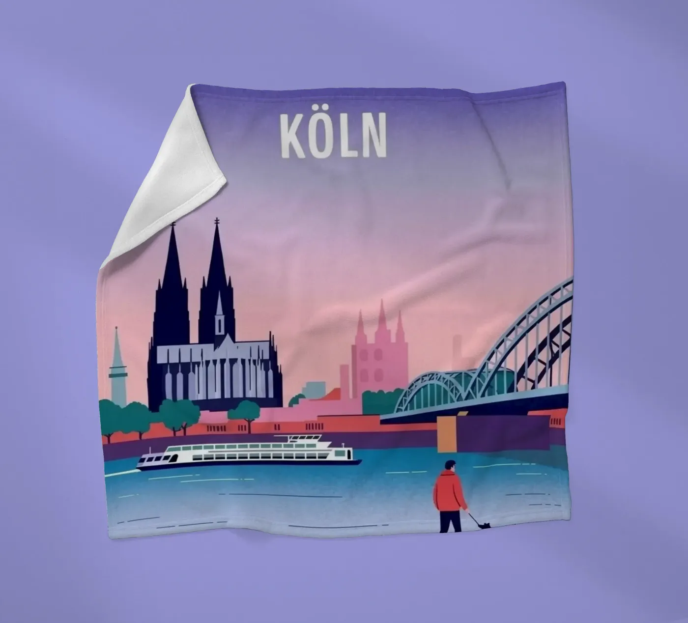 KOLN -2 Fleecedecke von SONN DECO