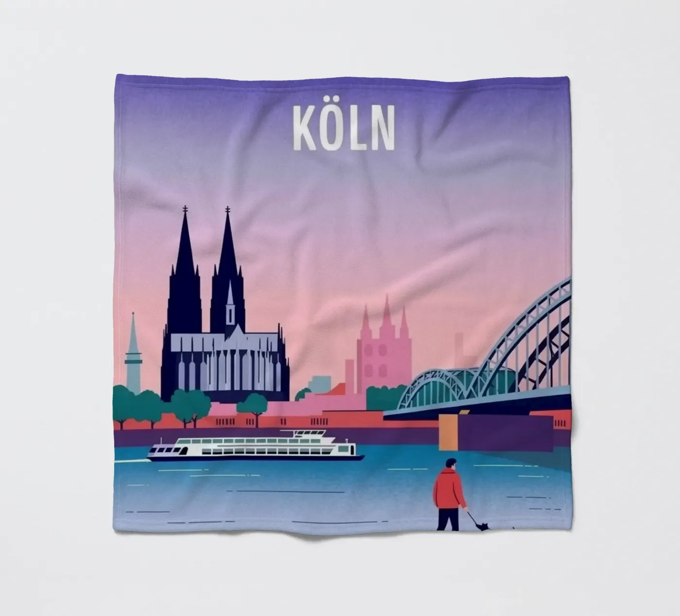 KOLN -2 Fleecedecke von SONN DECO
