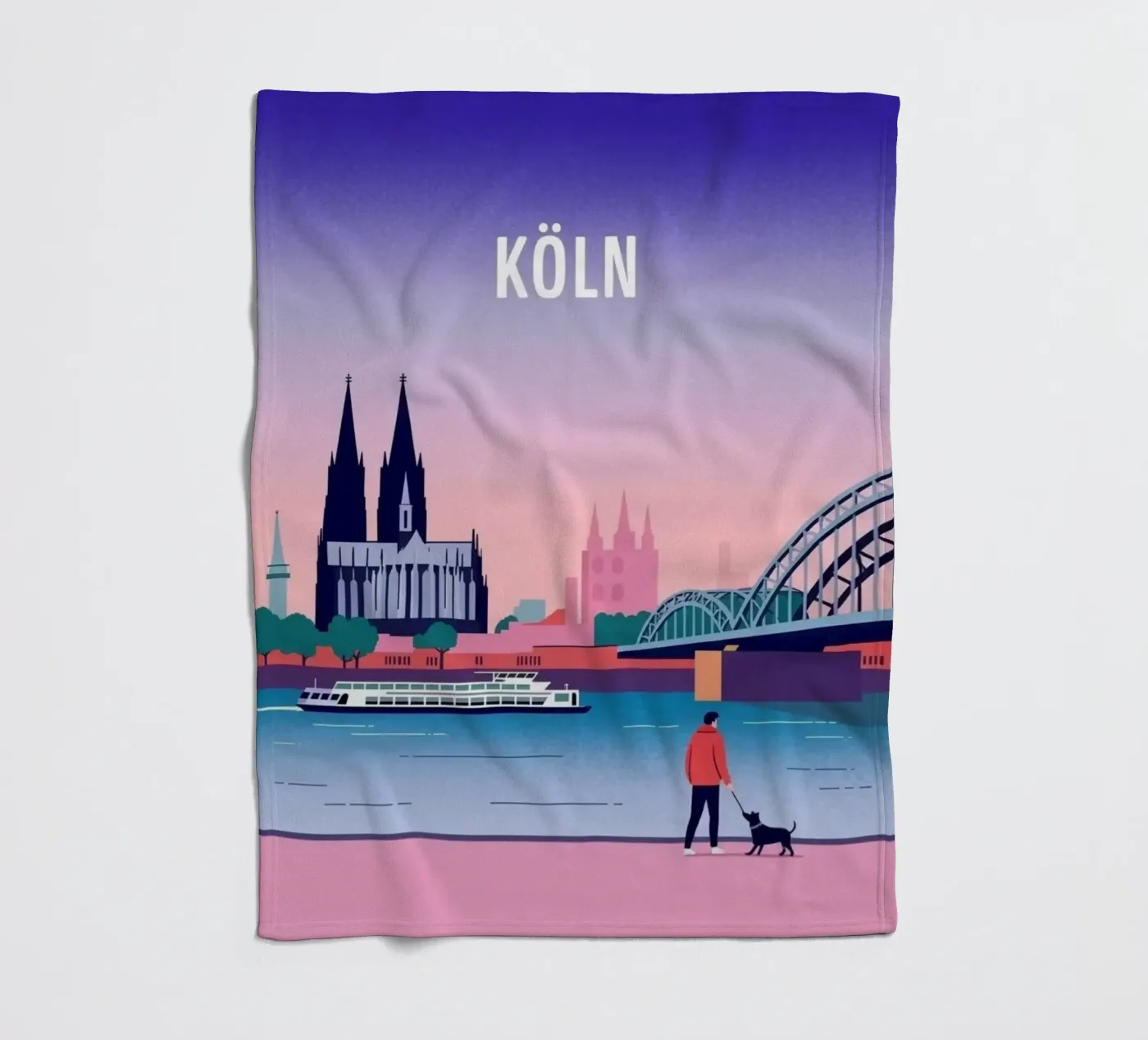 KOLN -2 Fleecedecke von SONN DECO