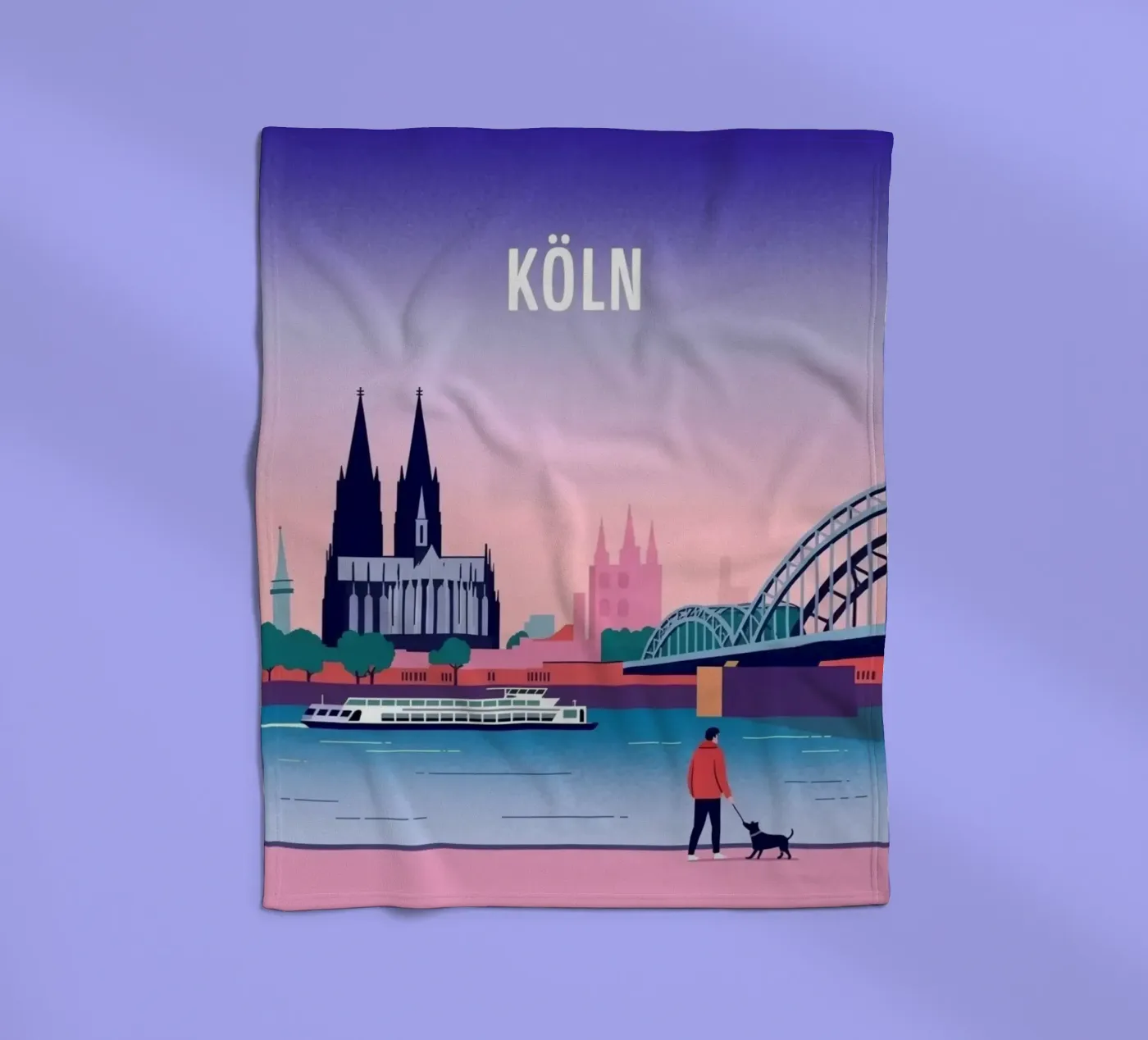 KOLN -2 Fleecedecke von SONN DECO