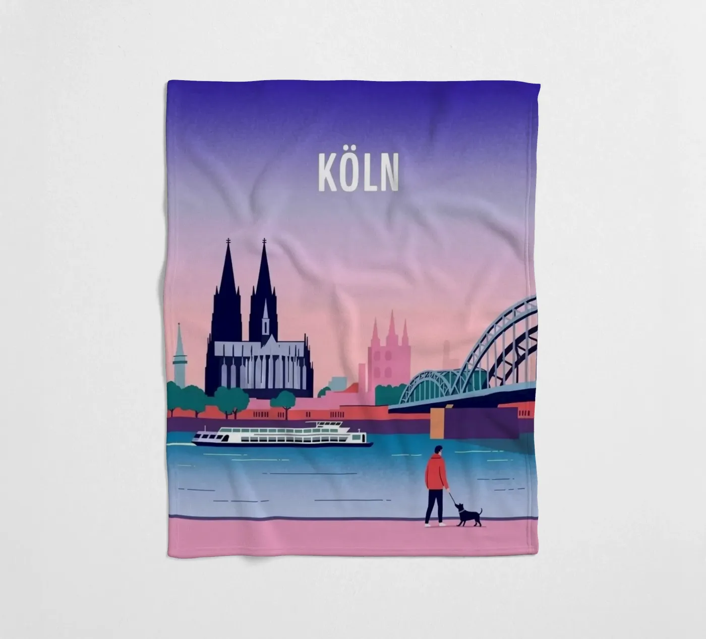 KOLN -2 Fleecedecke von SONN DECO