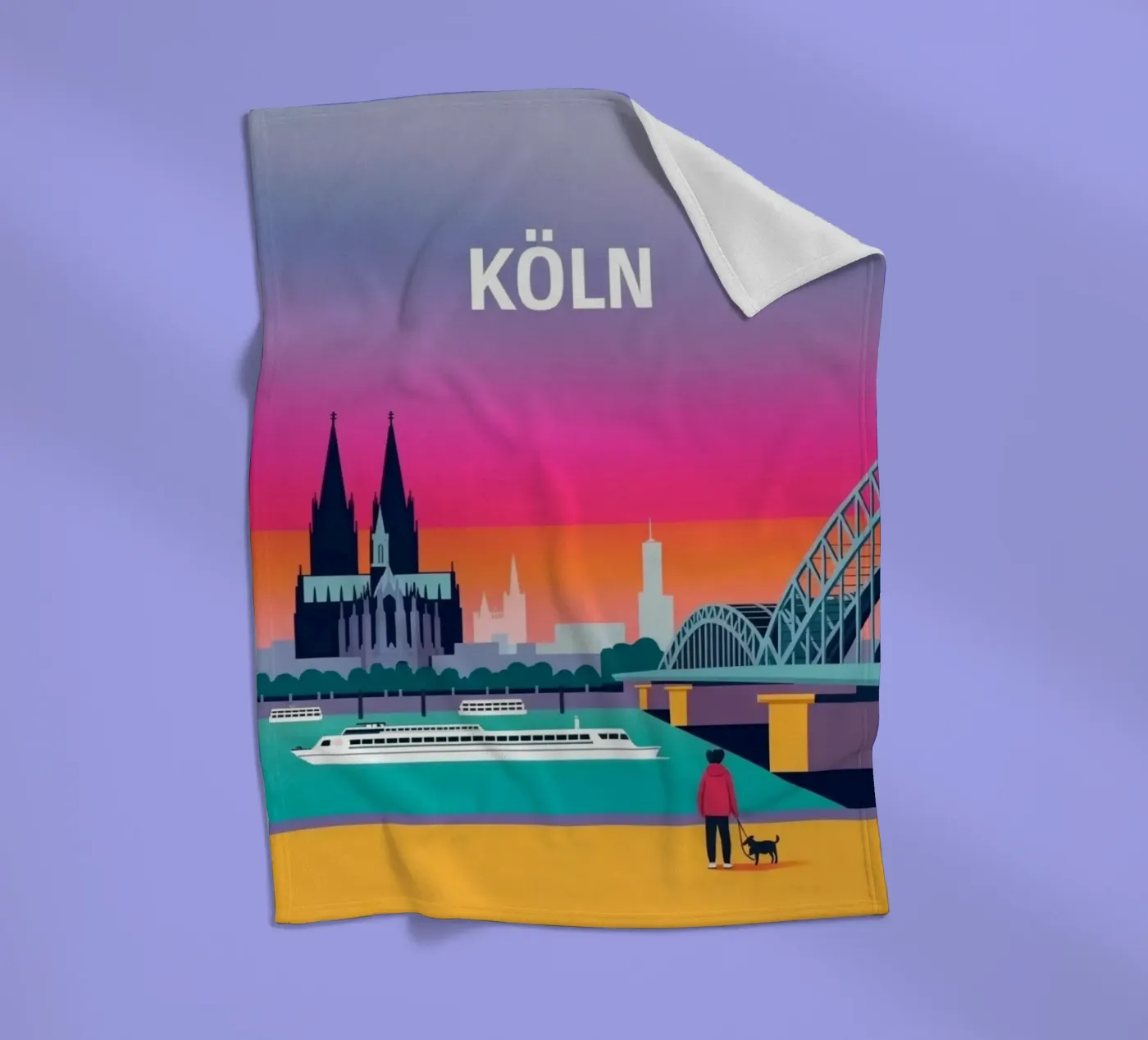 KOLN Fleecedecke von SONN DECO