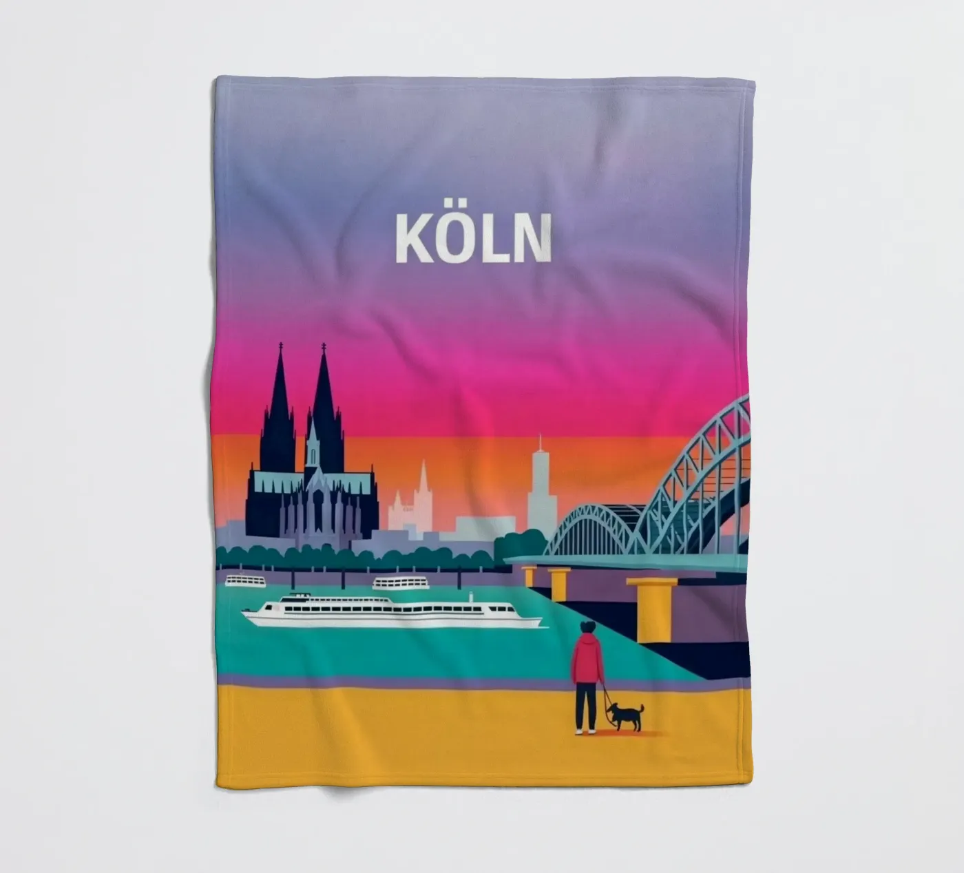 KOLN Fleecedecke von SONN DECO