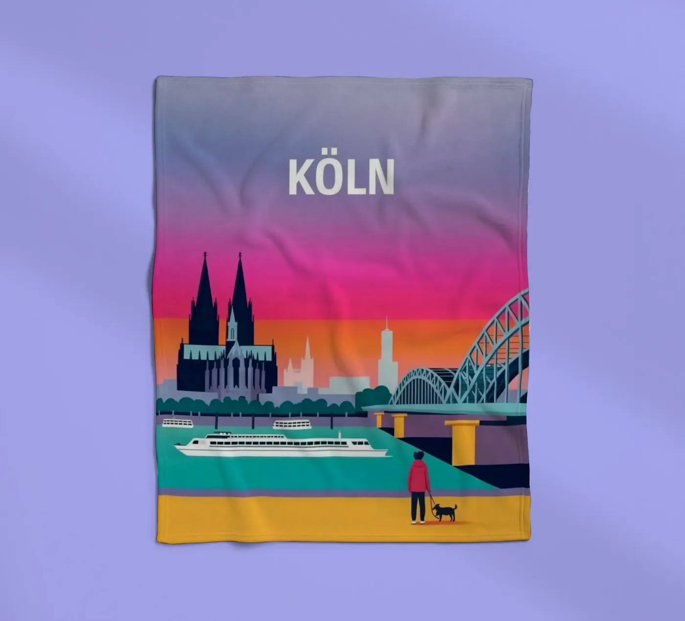 KOLN Fleecedecke von SONN DECO