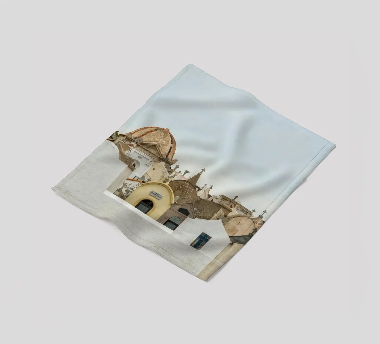 Gravehouses fleece blanket by Curious Collections by Marielle Leenders