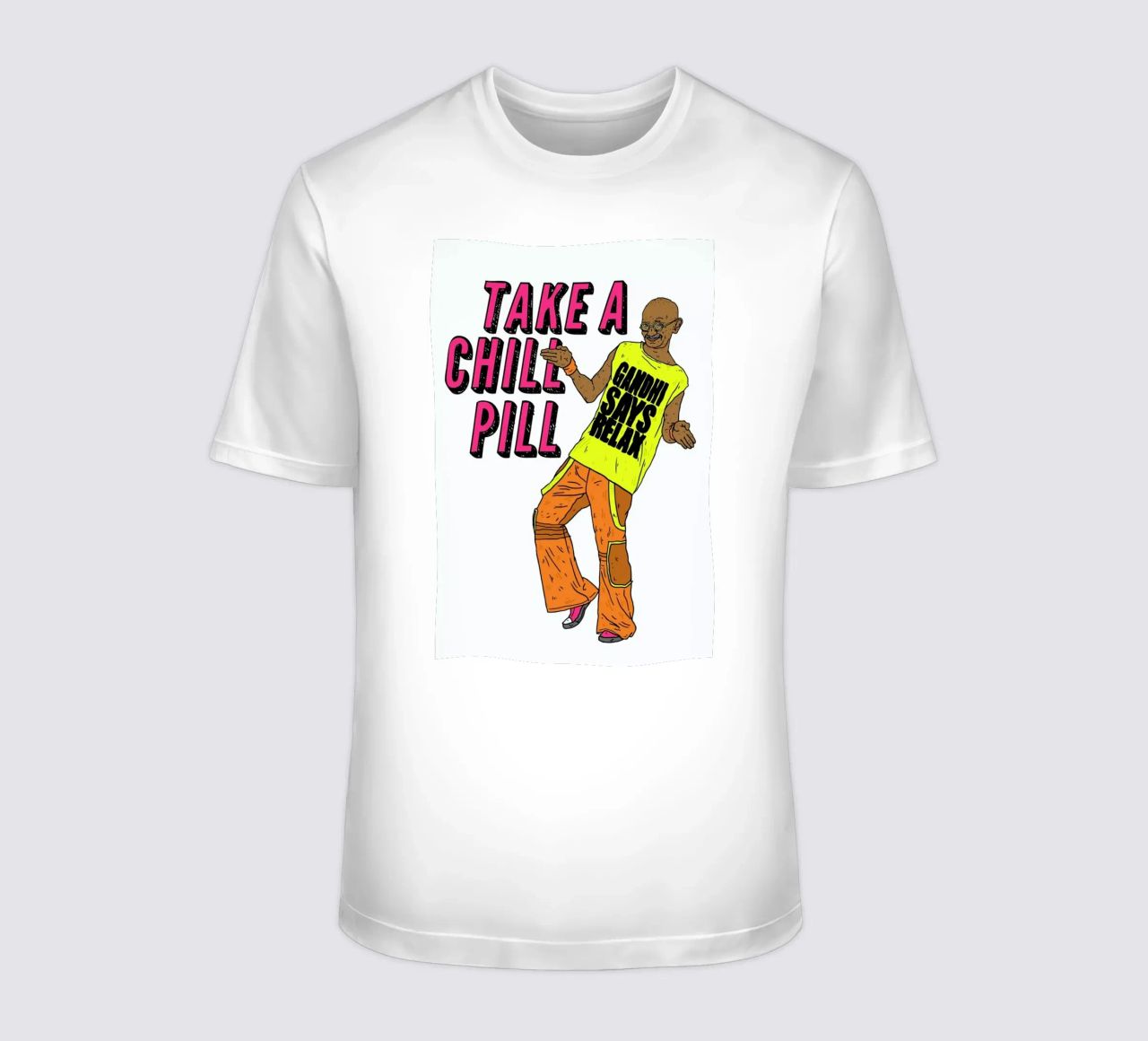 Gandhi One T-Shirt von Nick Cocozza