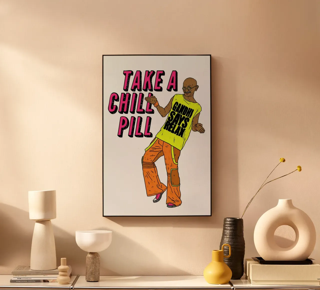 Gandhi One plexiglass da Nick Cocozza