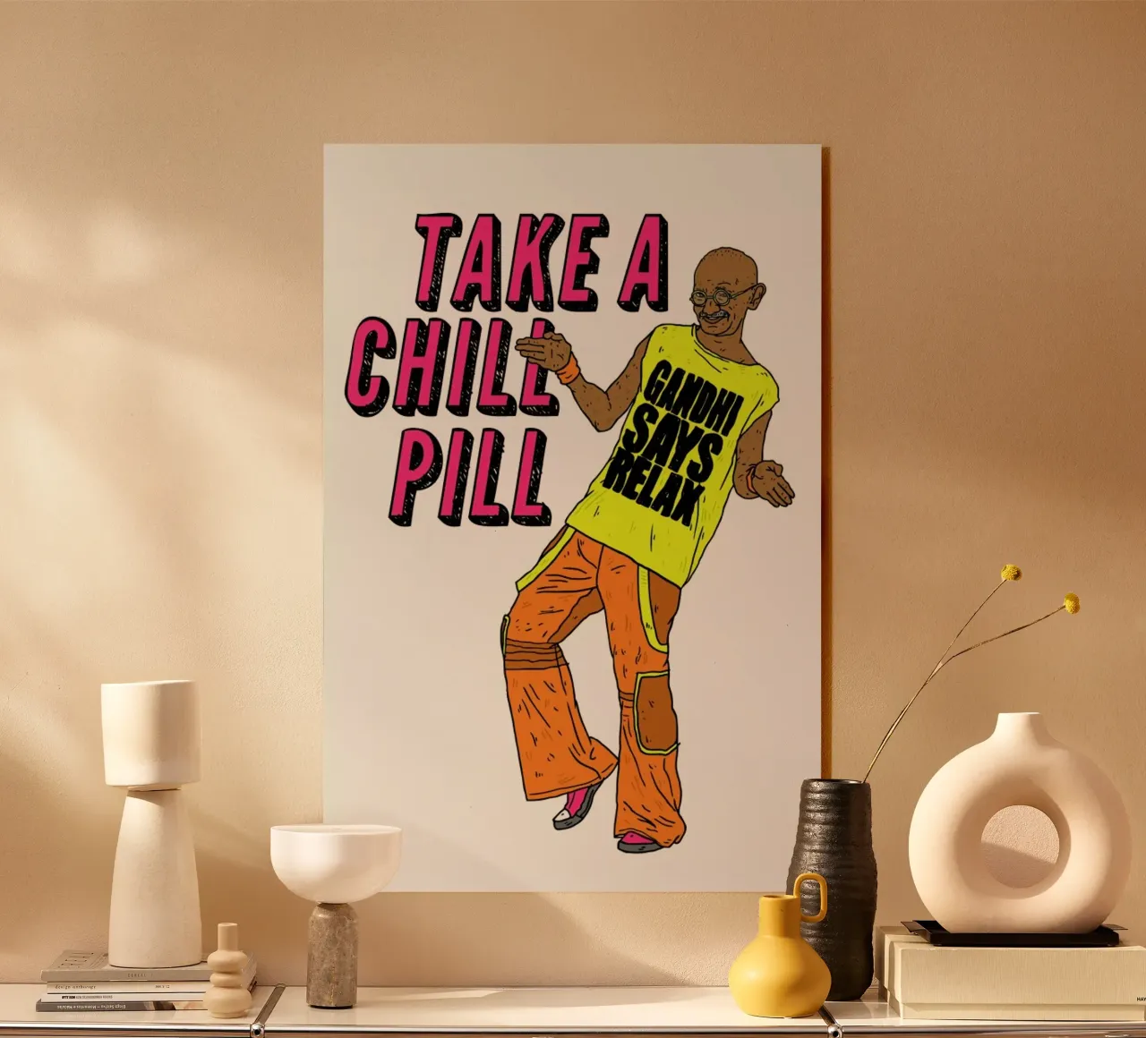 Gandhi One plexiglass da Nick Cocozza