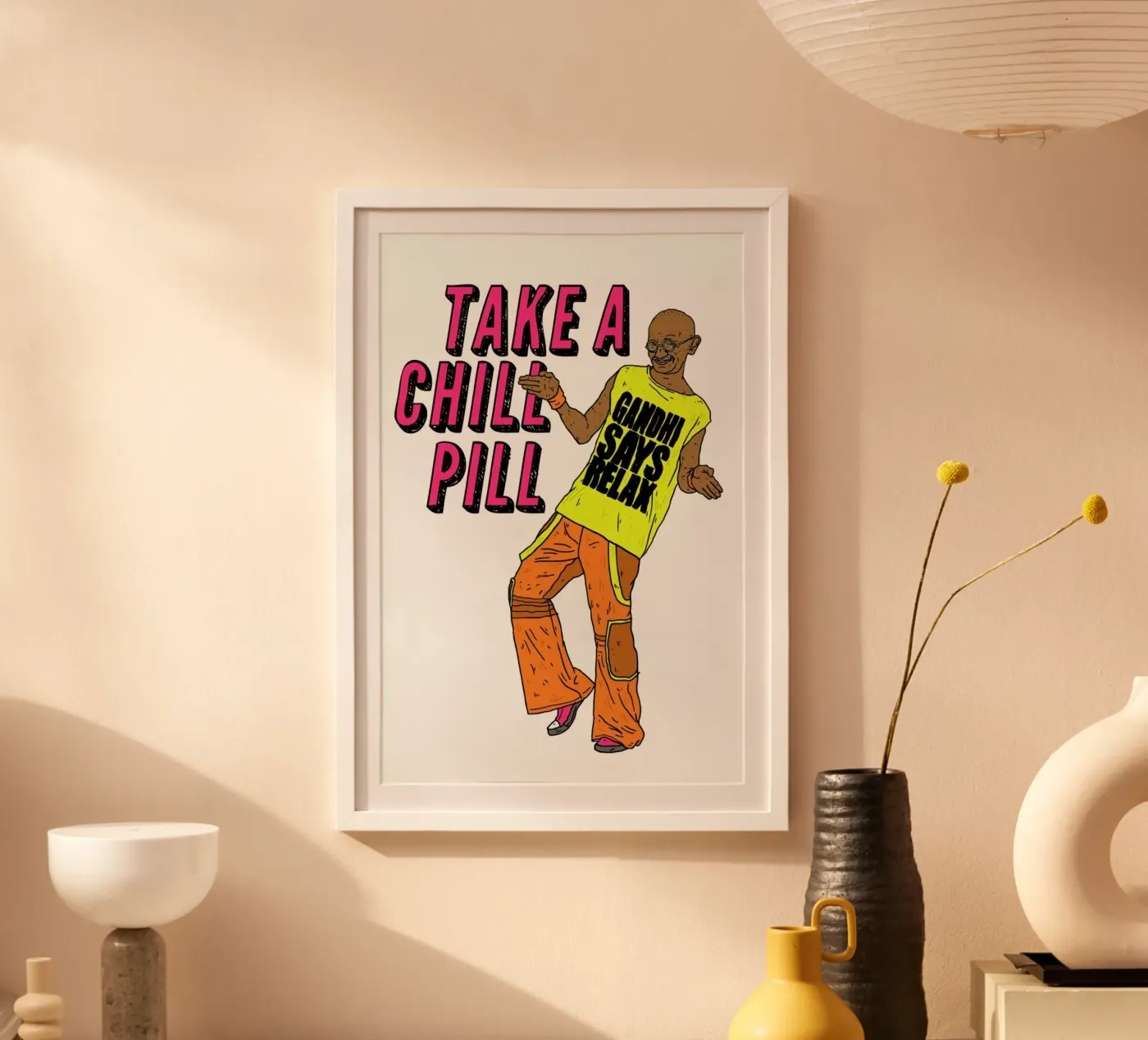 Gandhi One poster da Nick Cocozza