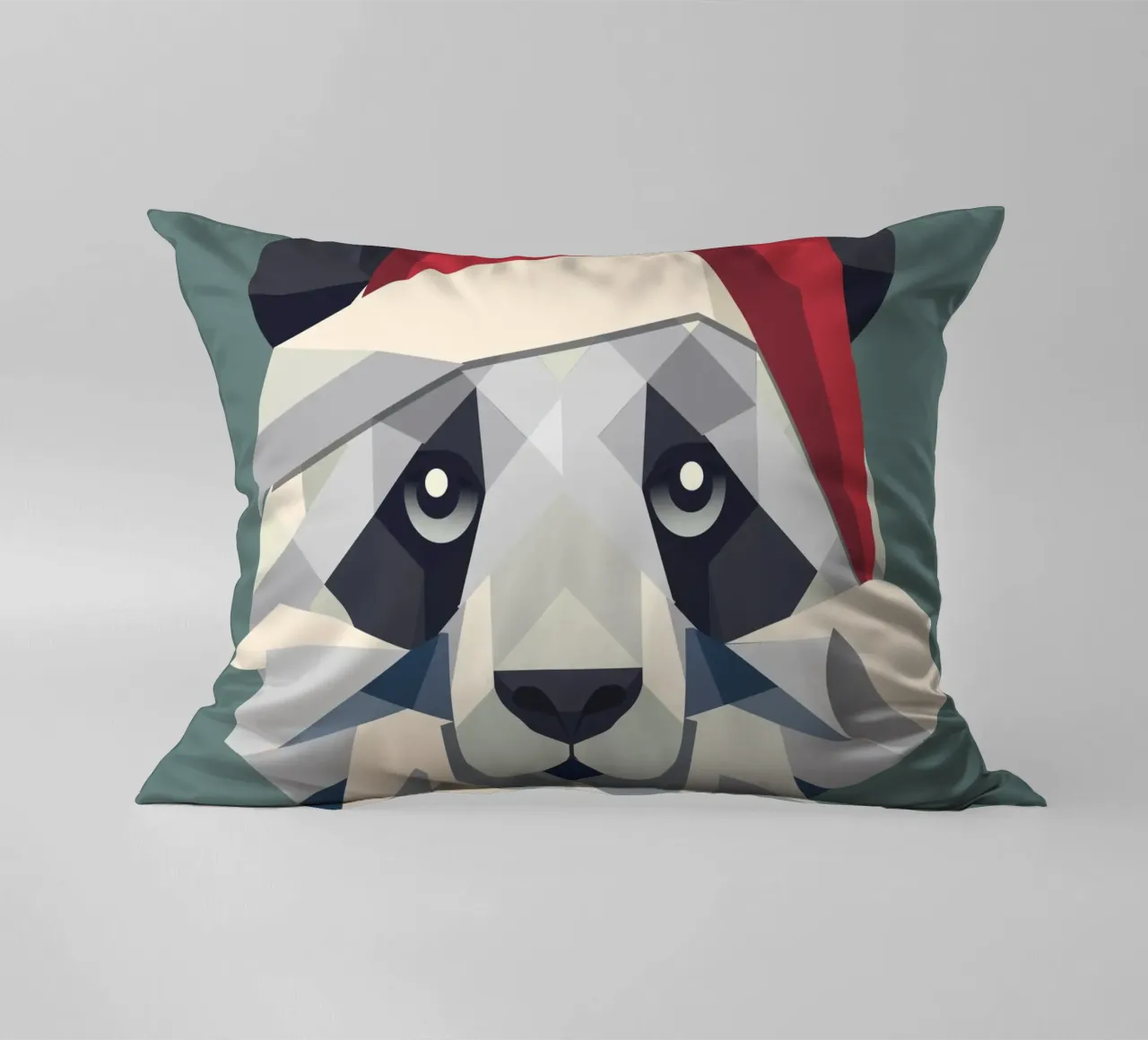 Allegro panda natalizio in stile moderno cuscino da namosh