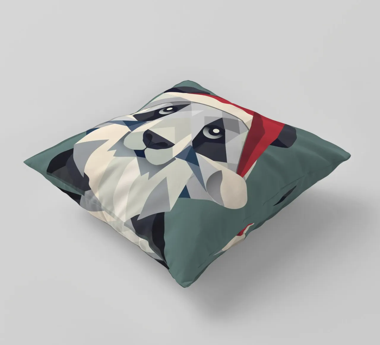 Allegro panda natalizio in stile moderno cuscino da namosh