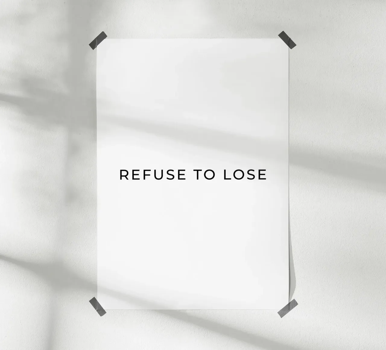 Refuser de perdre poster de Paigaam Studio