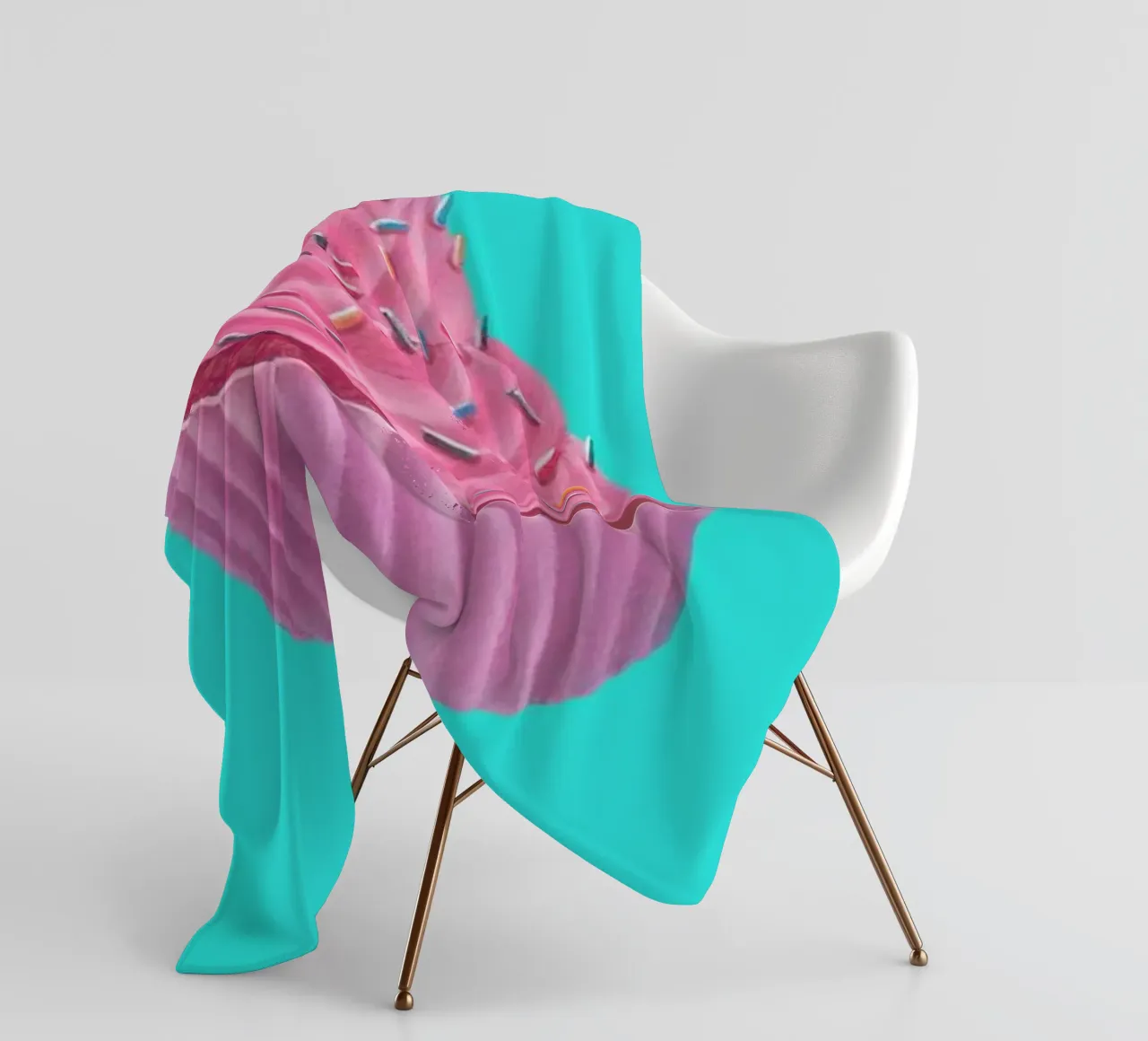 Cupcake Fleecedecke von Maria Vdovichenko