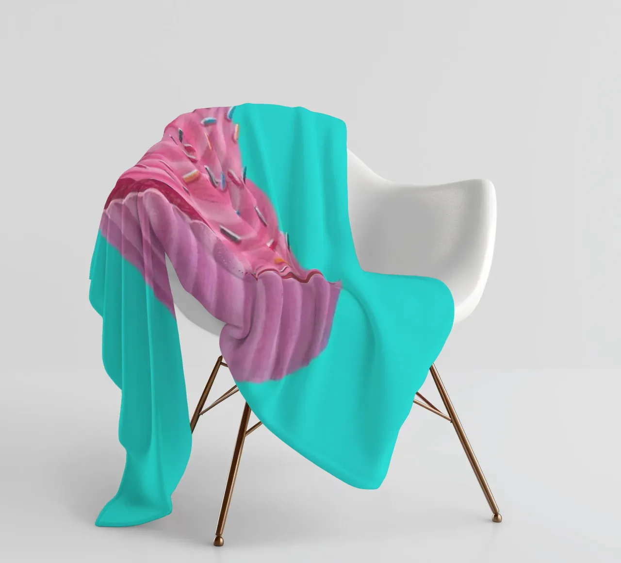 Cupcake Fleecedecke von Maria Vdovichenko