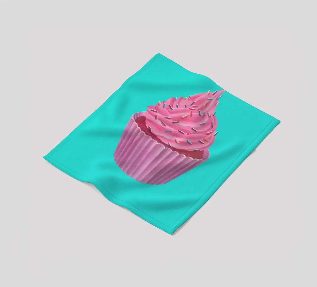 Cupcake Fleecedecke von Maria Vdovichenko
