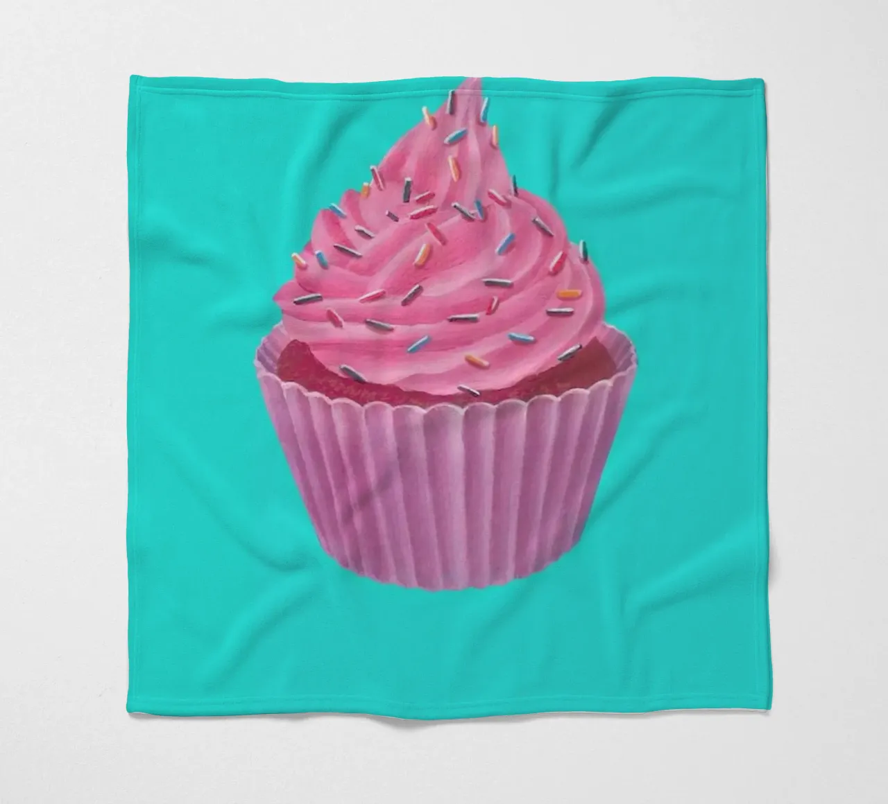 Cupcake Fleecedecke von Maria Vdovichenko