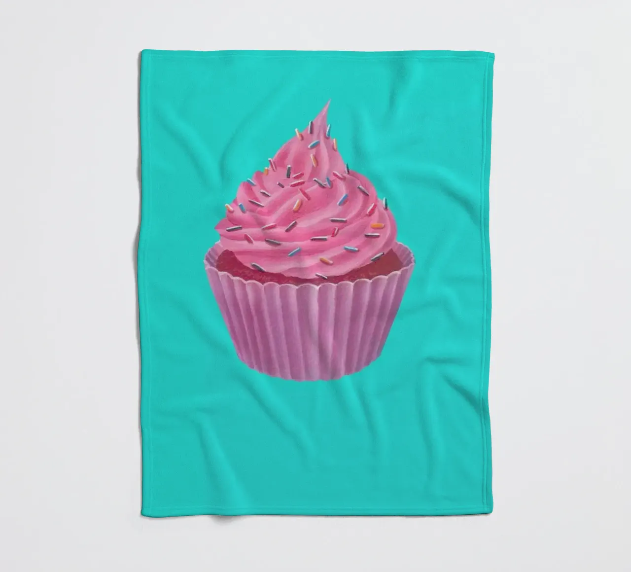 Cupcake Fleecedecke von Maria Vdovichenko