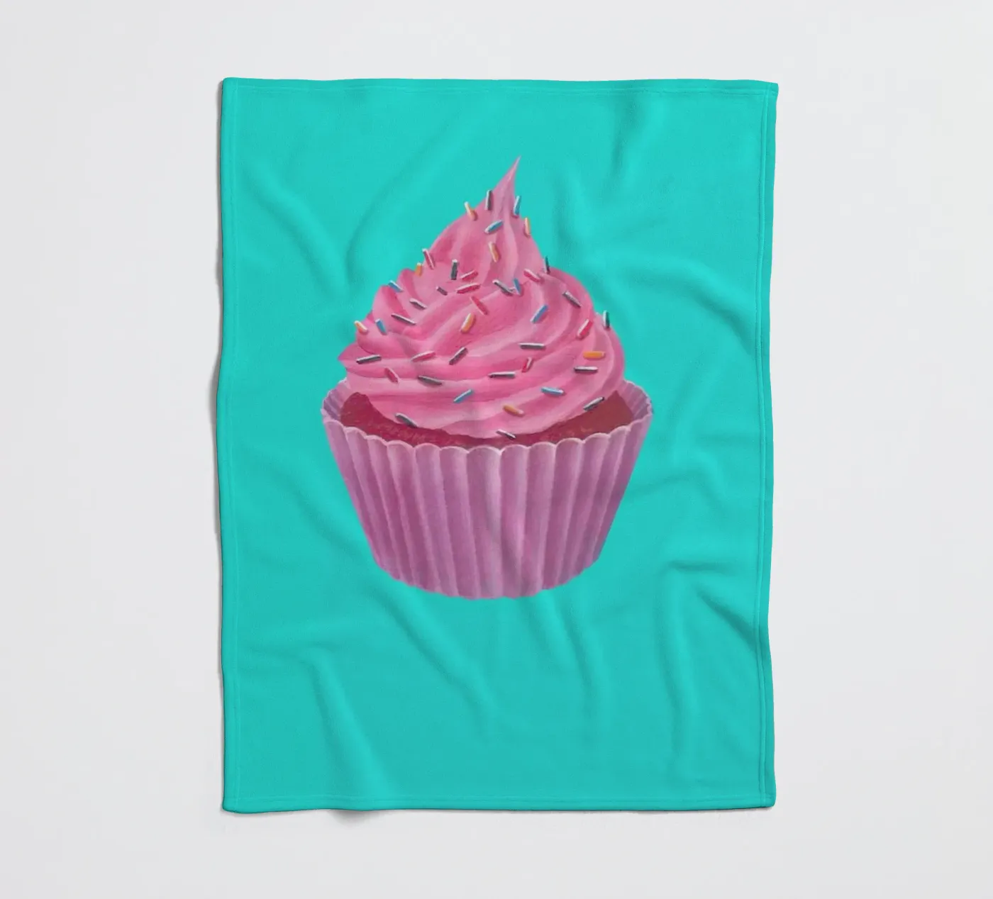 Cupcake Fleecedecke von Maria Vdovichenko
