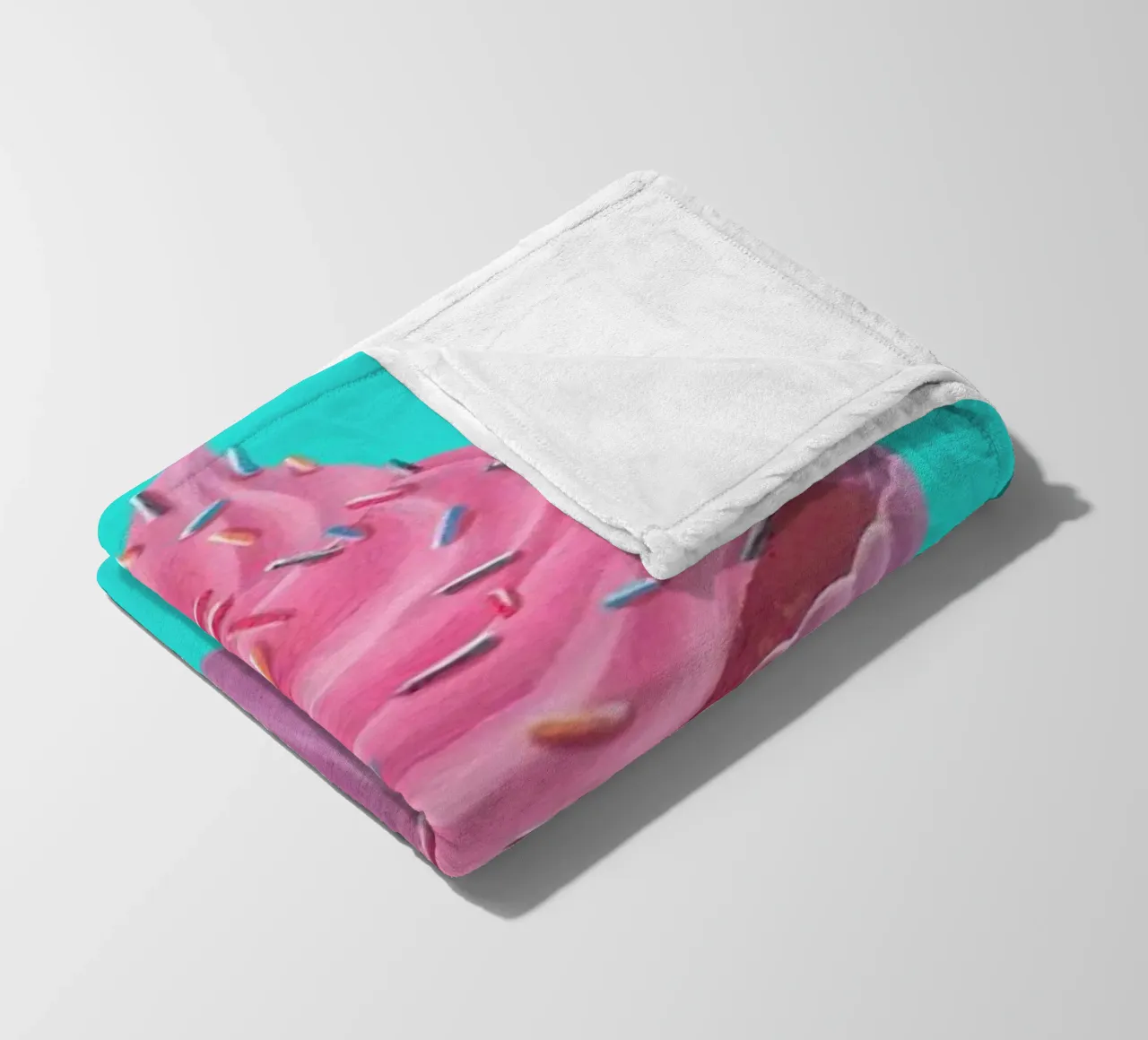 Cupcake Fleecedecke von Maria Vdovichenko