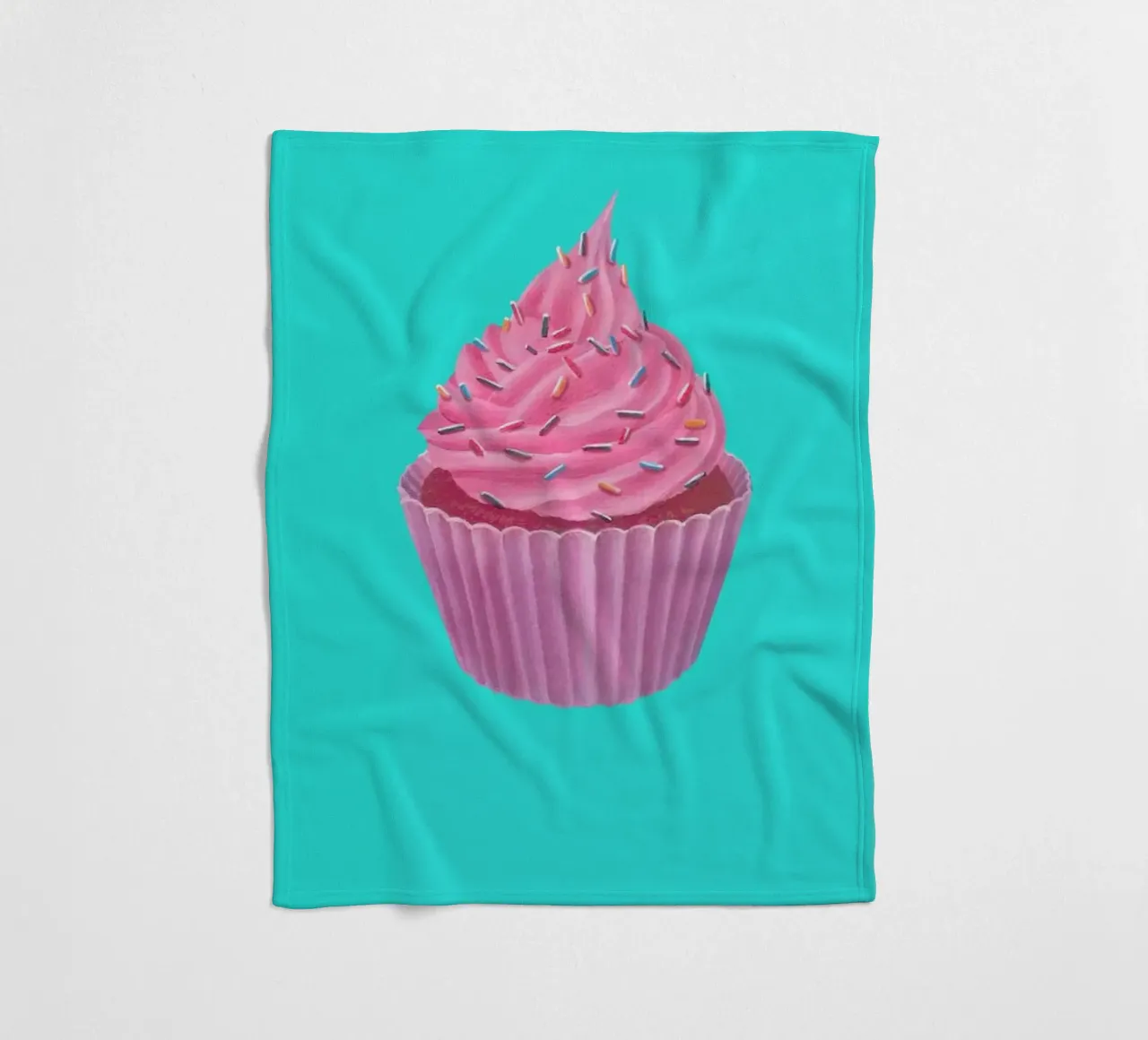 Cupcake Fleecedecke von Maria Vdovichenko