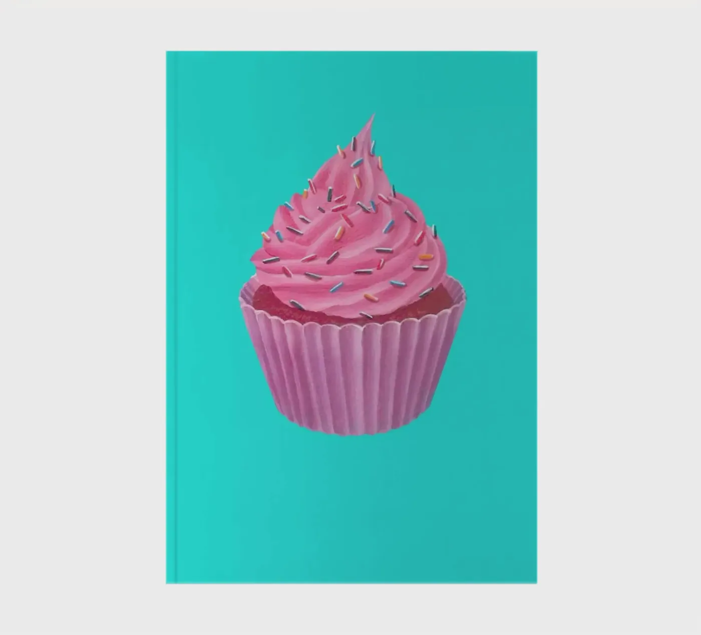 Cupcake notebook by Maria Vdovichenko