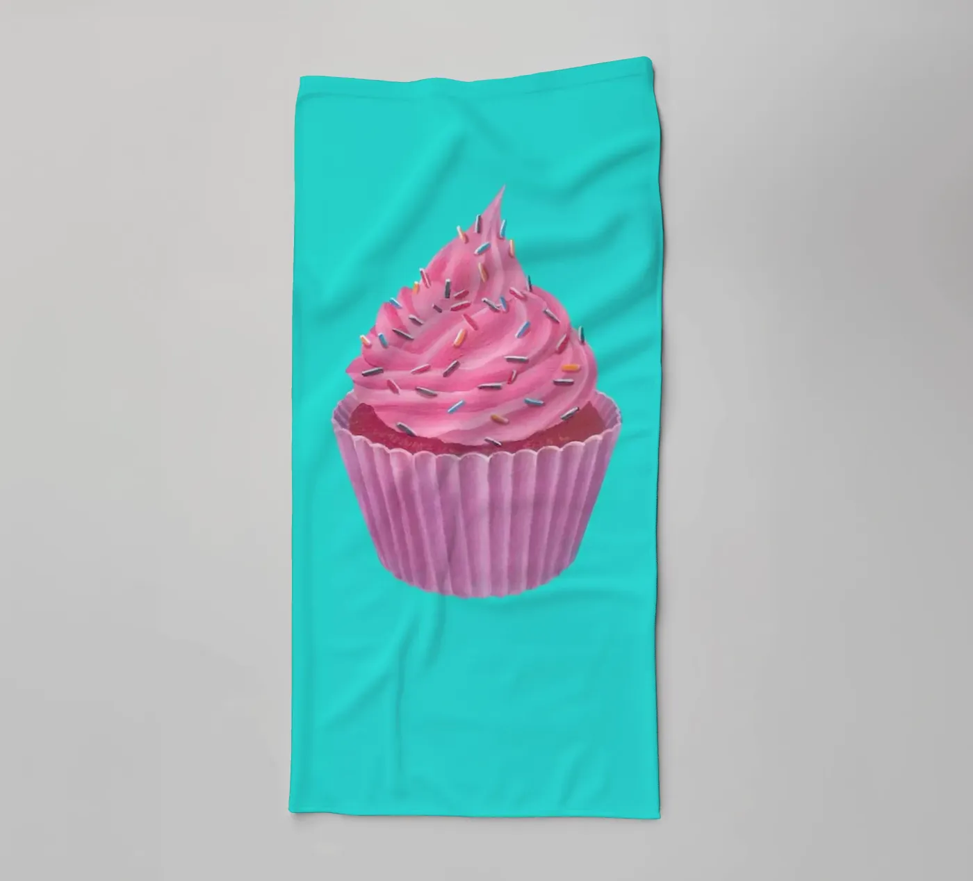 Cupcake badhanddoek van Maria Vdovichenko
