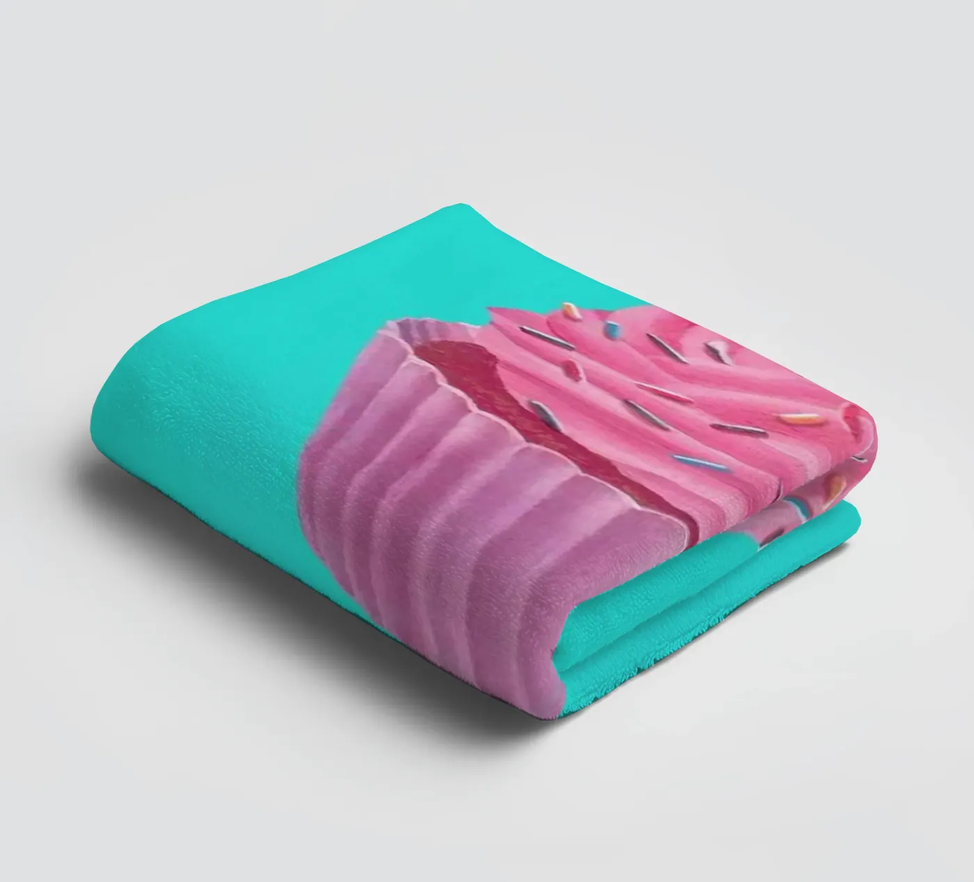 Cupcake badhanddoek van Maria Vdovichenko