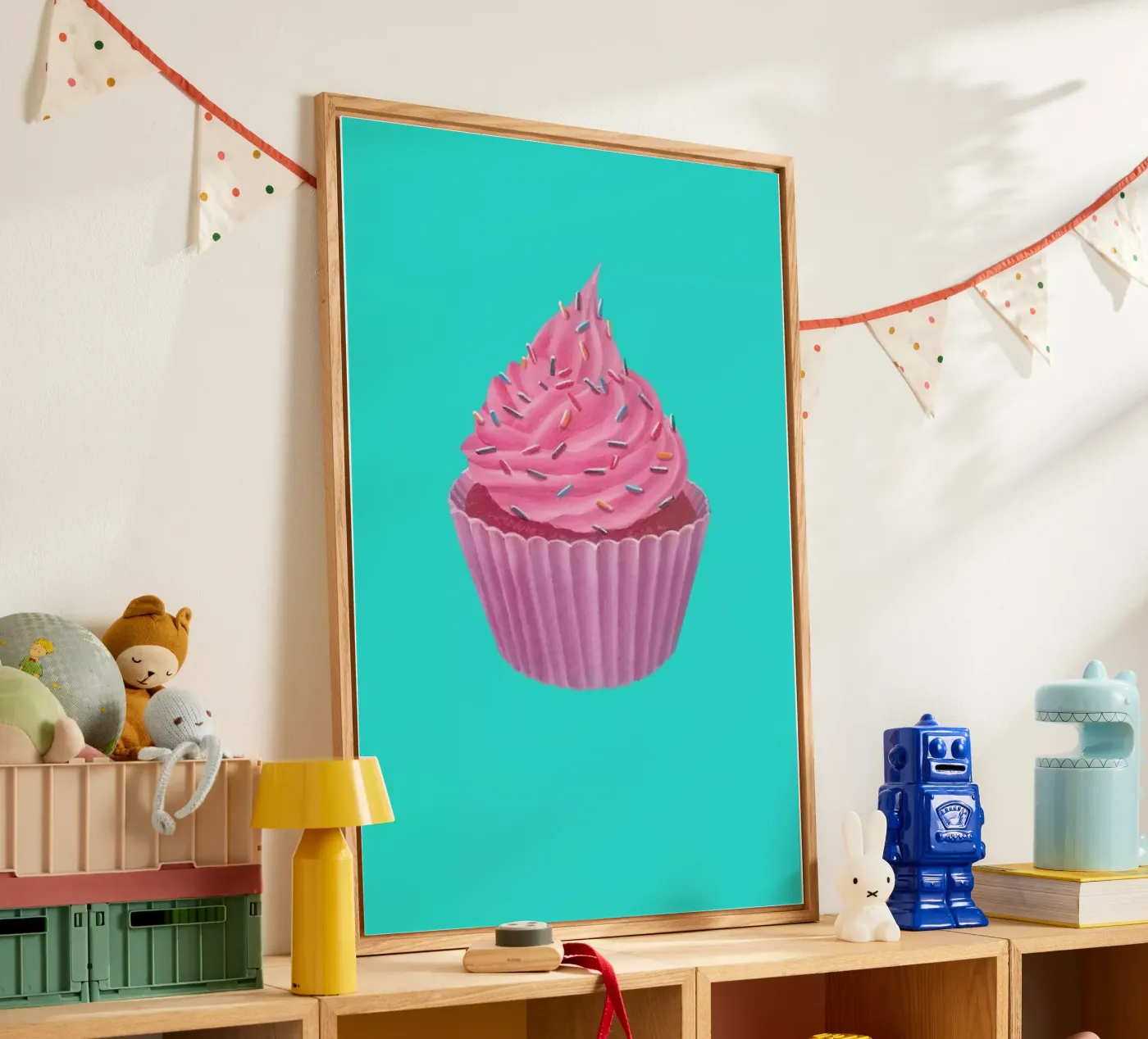 Cupcake acryl van Maria Vdovichenko