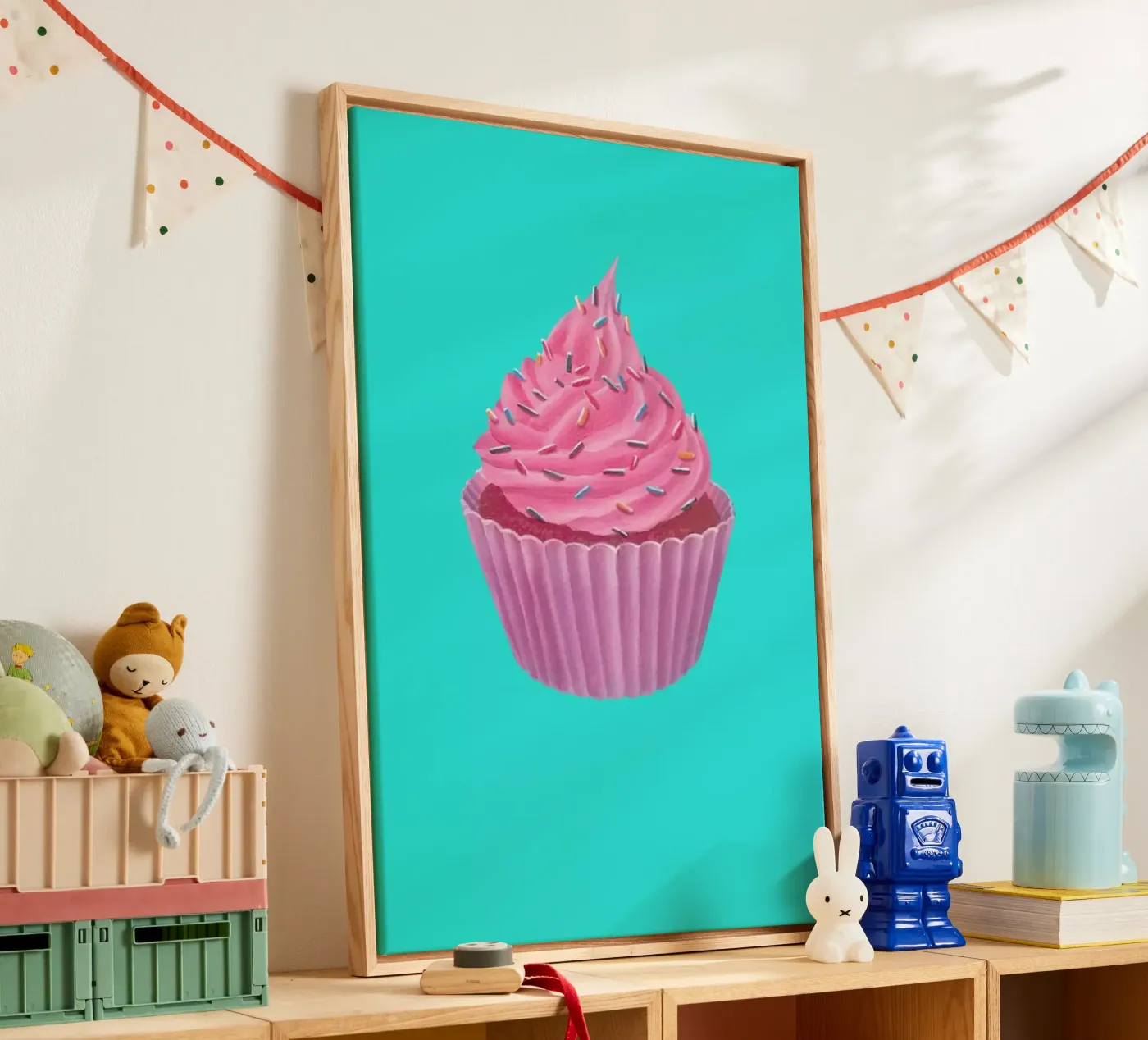 Cupcake canvas van Maria Vdovichenko