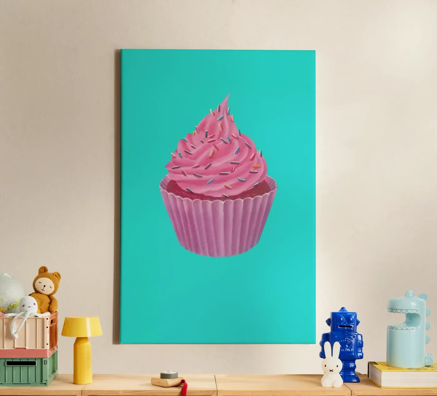 Cupcake canvas van Maria Vdovichenko