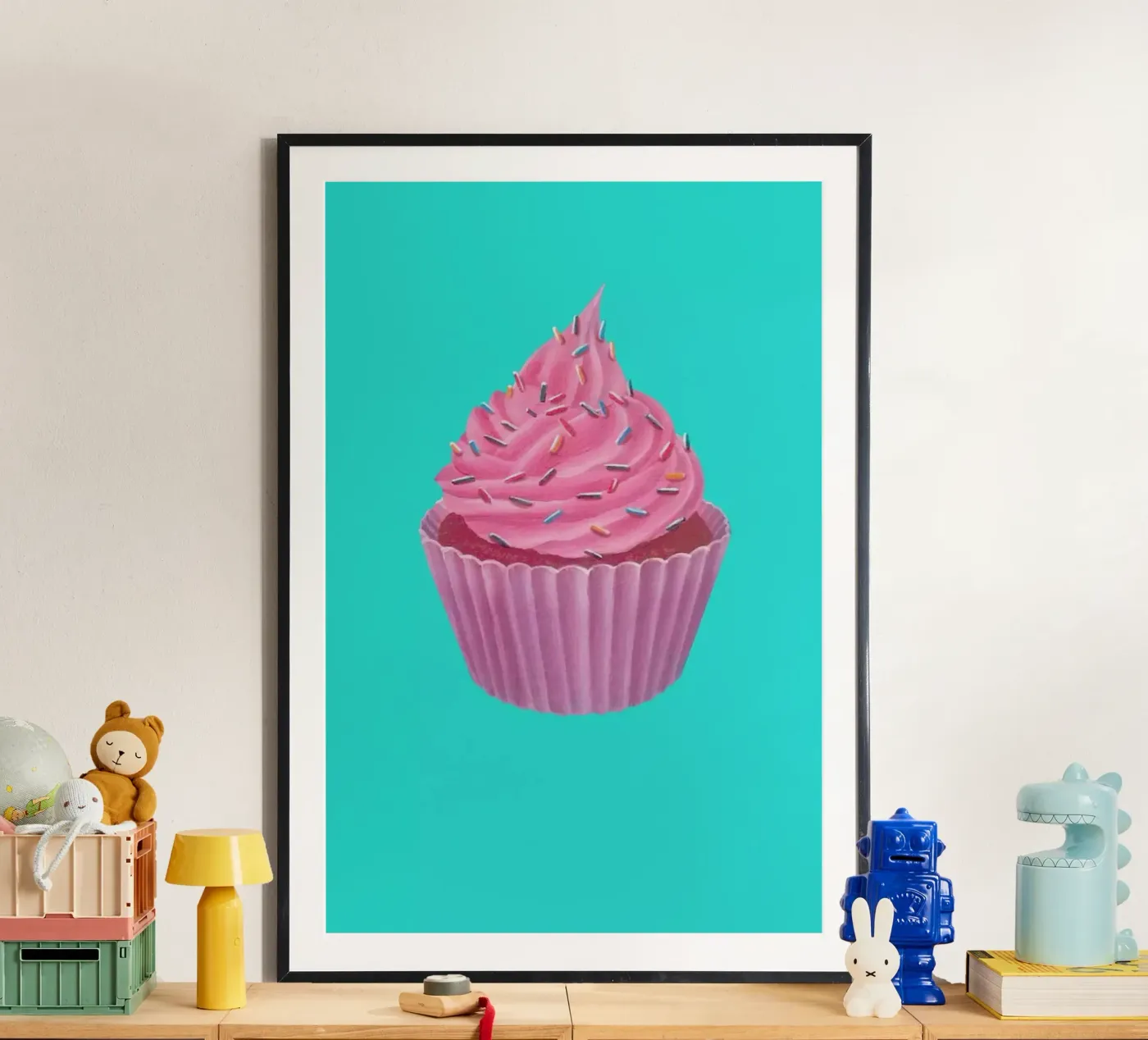 Cupcake poster van Maria Vdovichenko