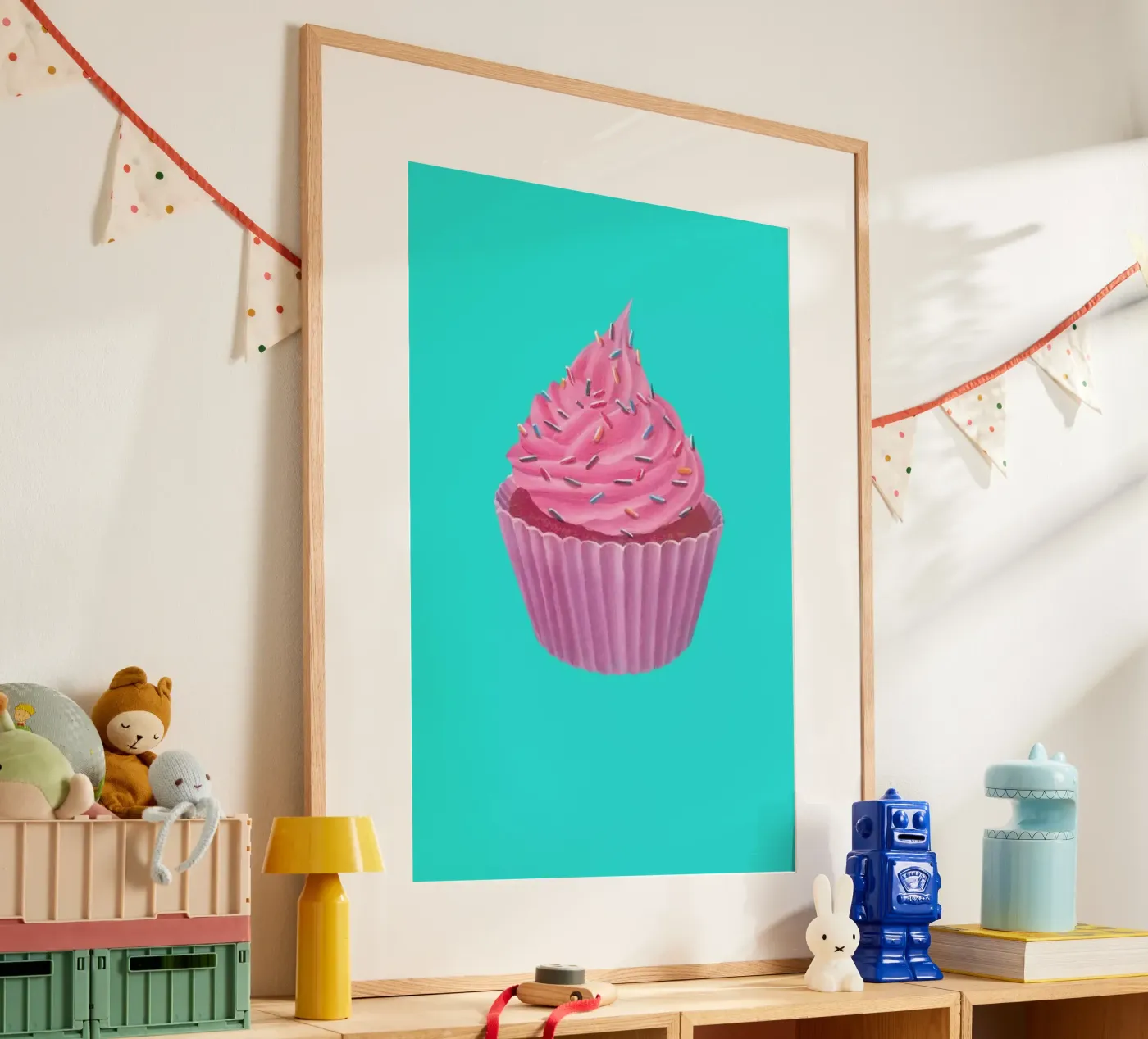 Cupcake poster van Maria Vdovichenko