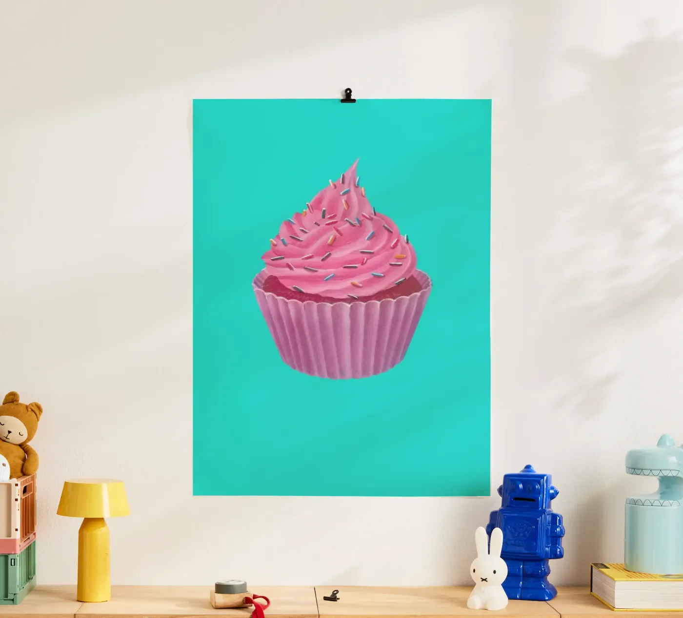 Cupcake poster van Maria Vdovichenko