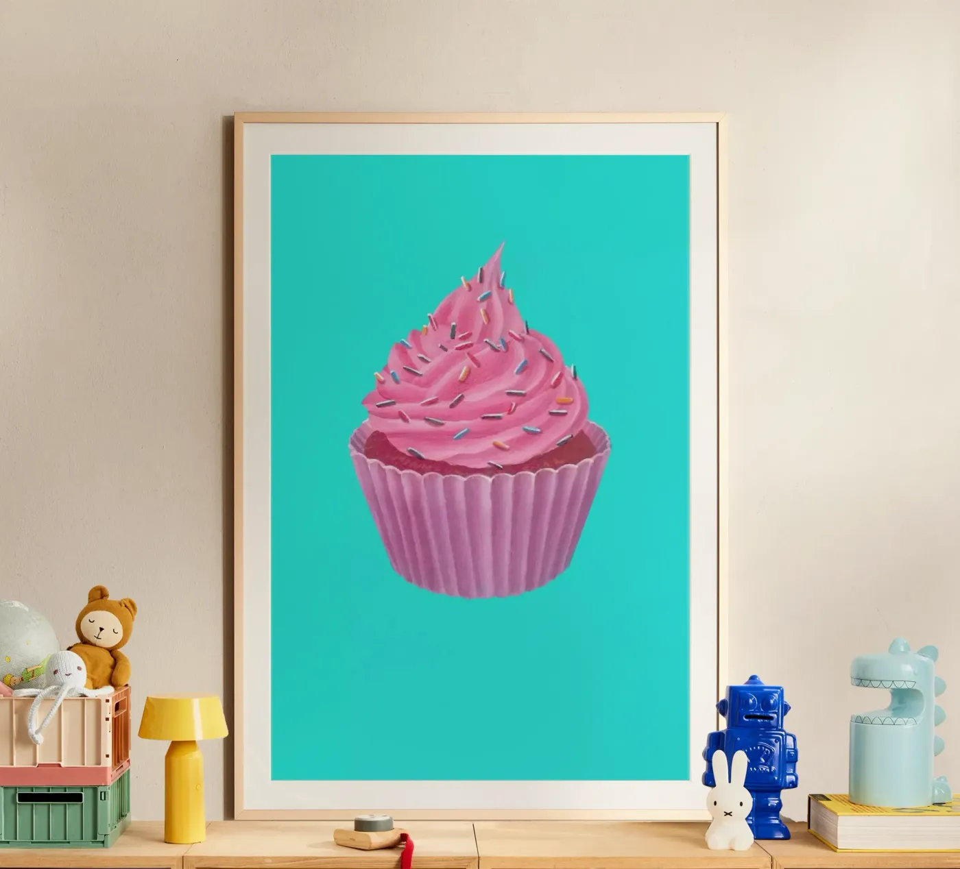 Cupcake poster van Maria Vdovichenko