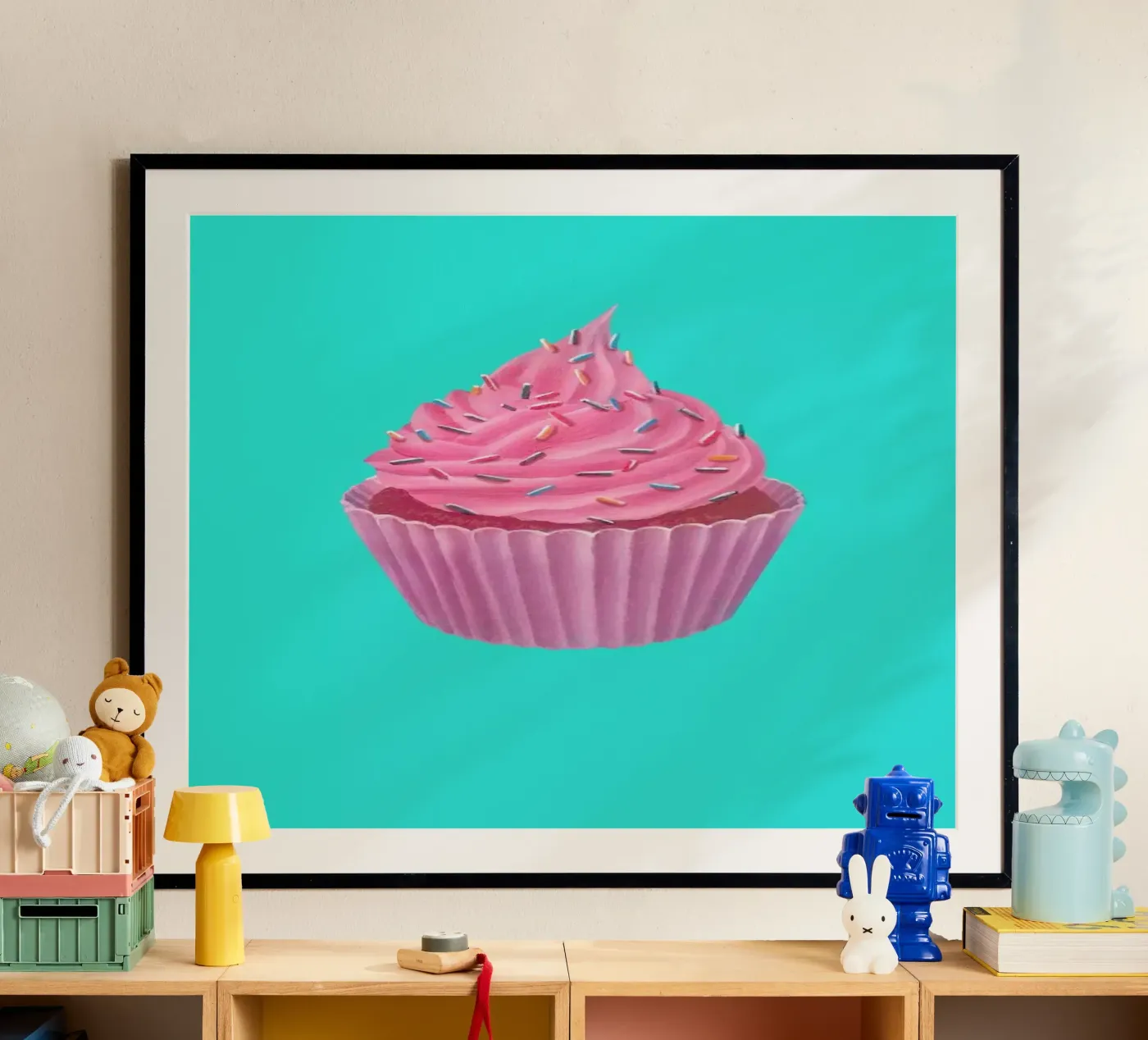 Cupcake poster van Maria Vdovichenko