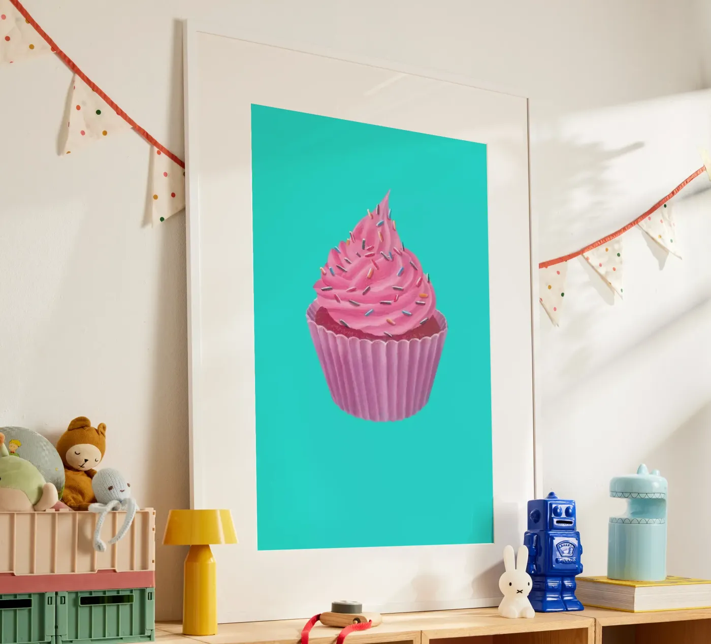 Cupcake poster van Maria Vdovichenko