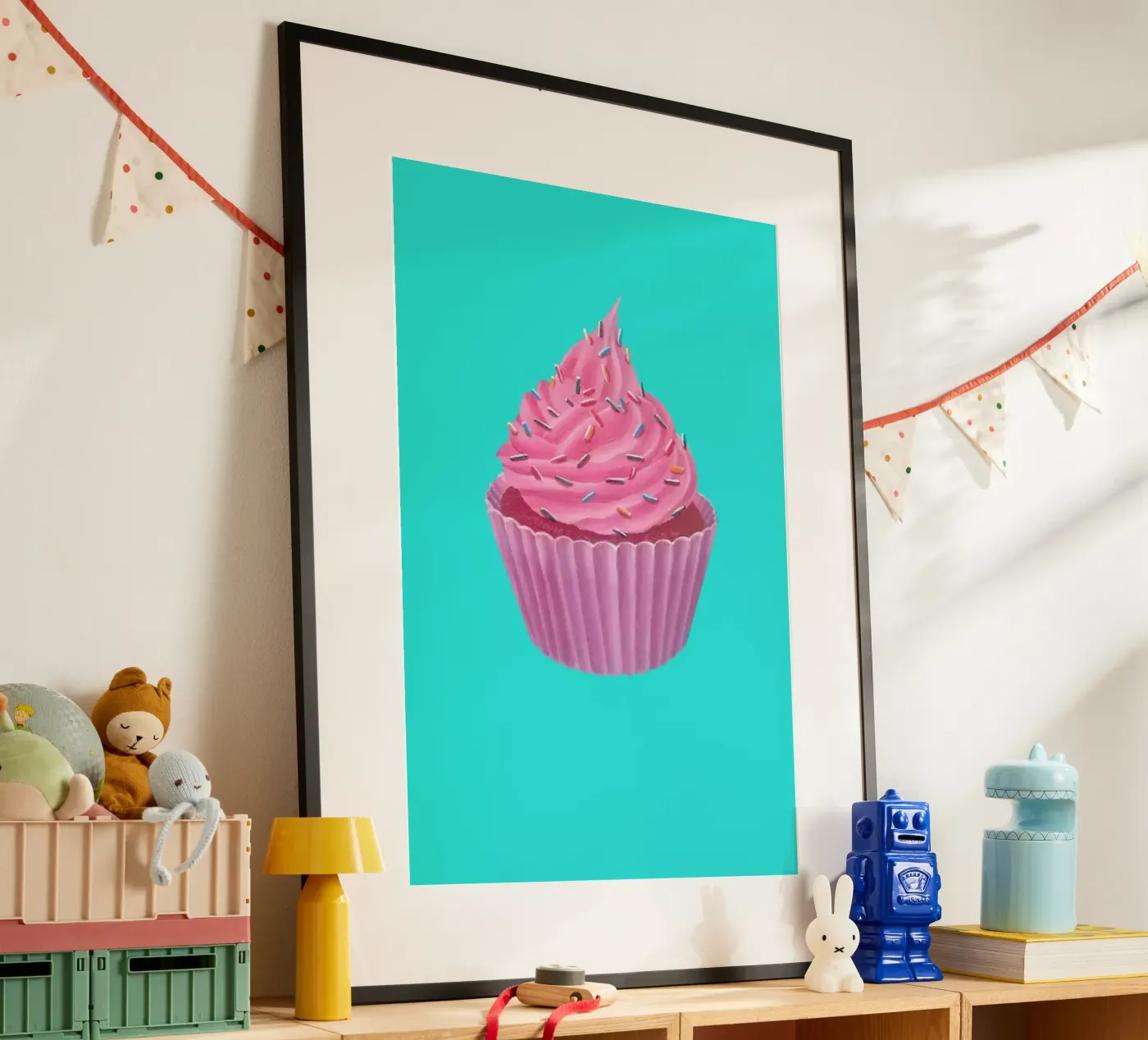 Cupcake poster van Maria Vdovichenko