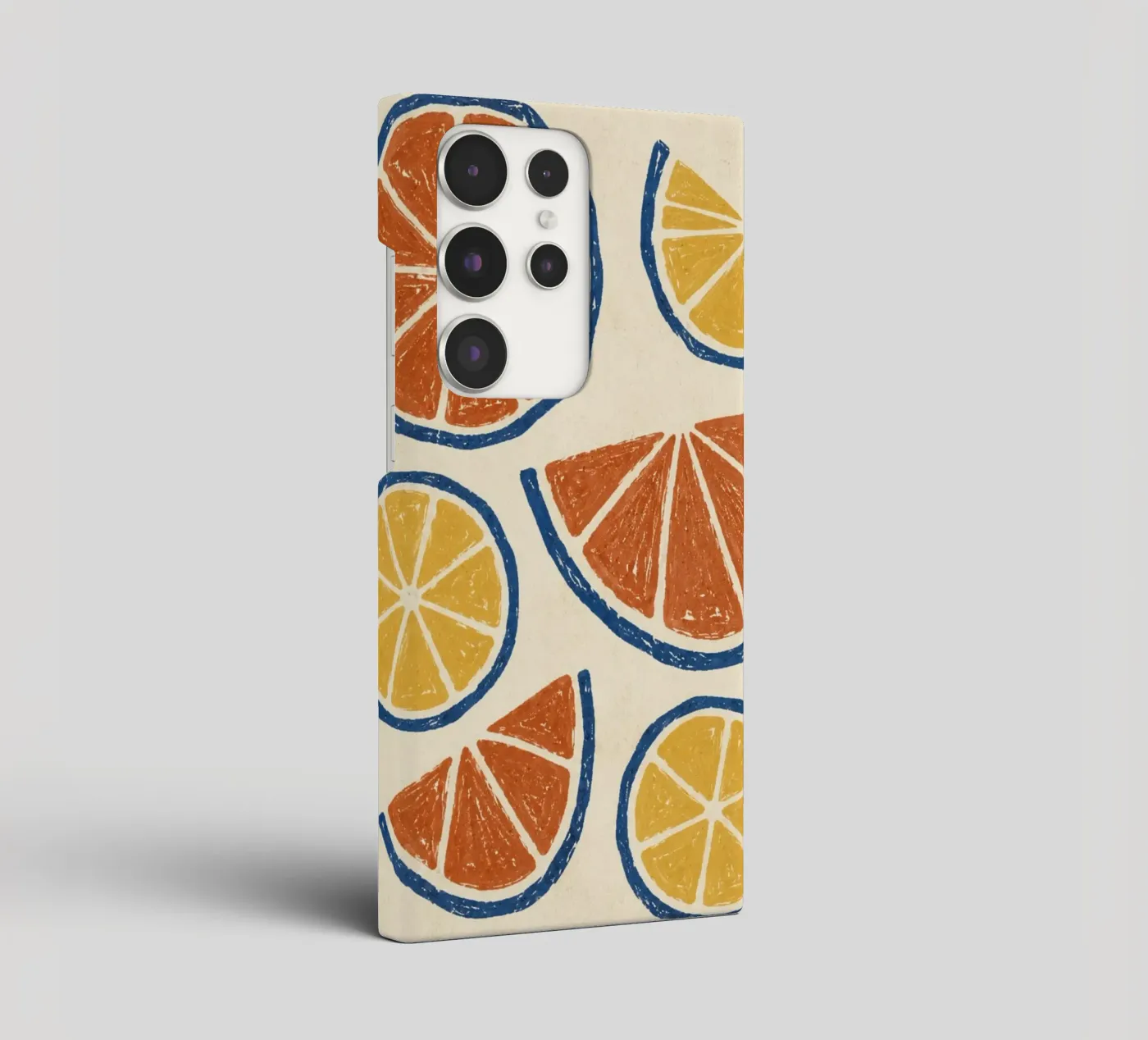 Rustic citrus block print pattern cover samsung da Dayitakshara
