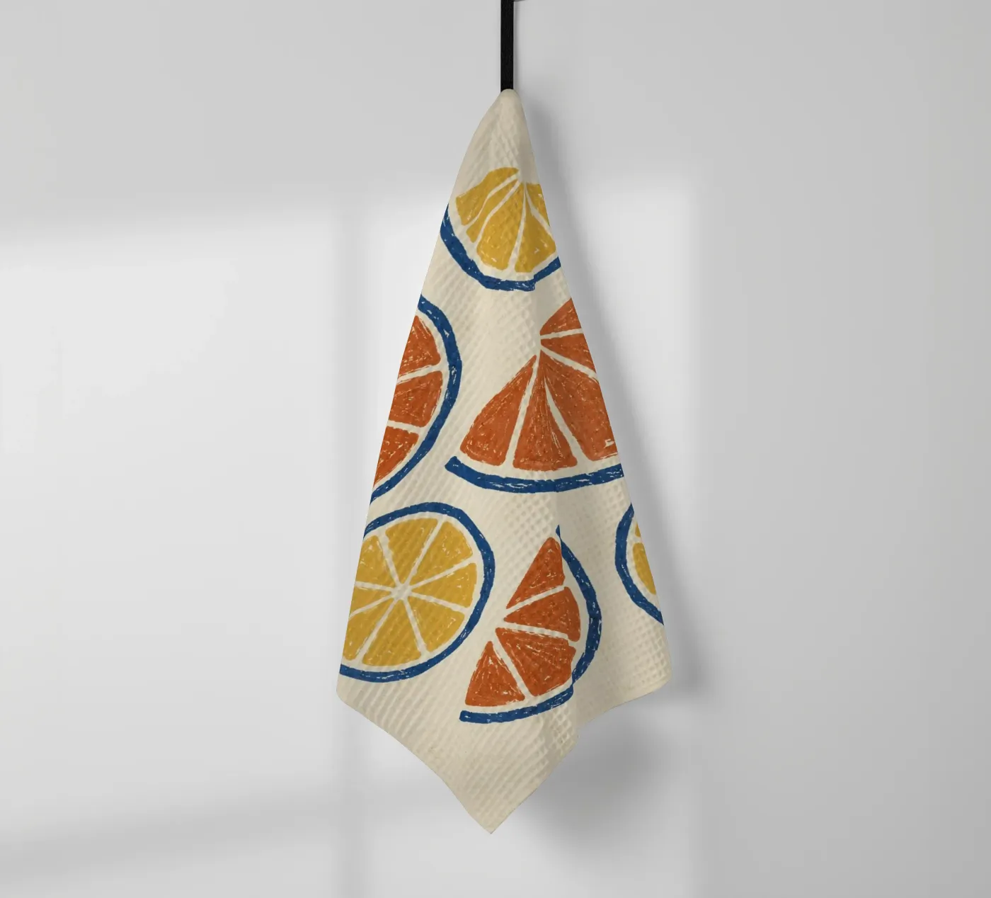 Rustic citrus block print pattern torchon de Dayitakshara