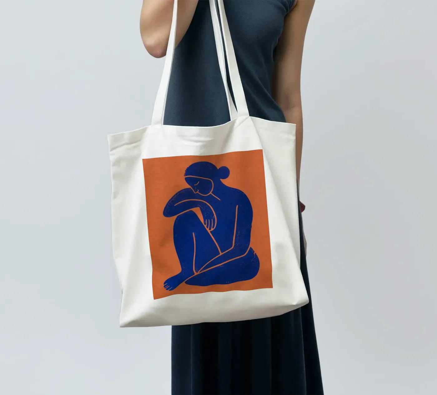 Single Human tote bag by Dayitakshara