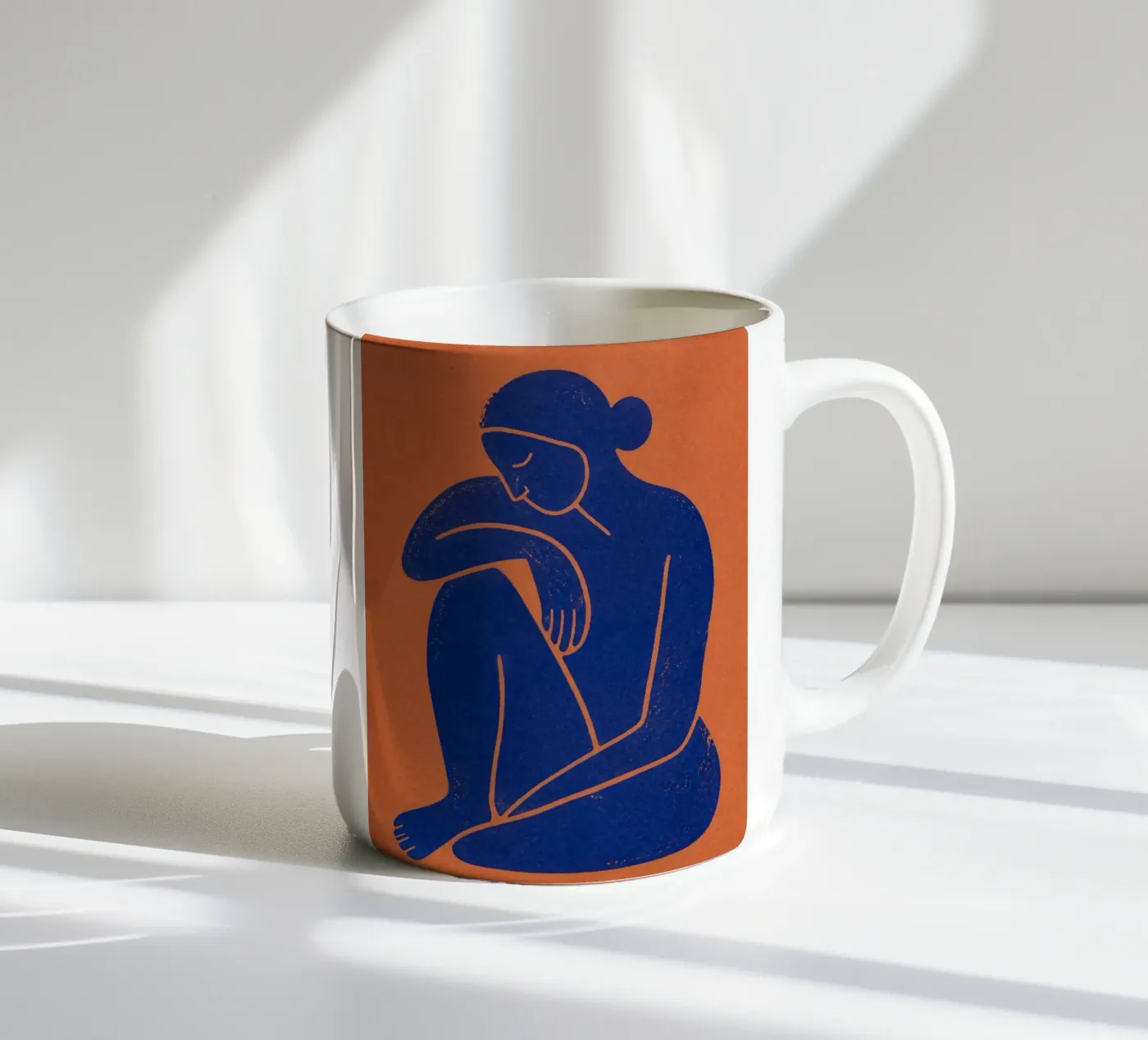 Single Human ceramic mug by Dayitakshara