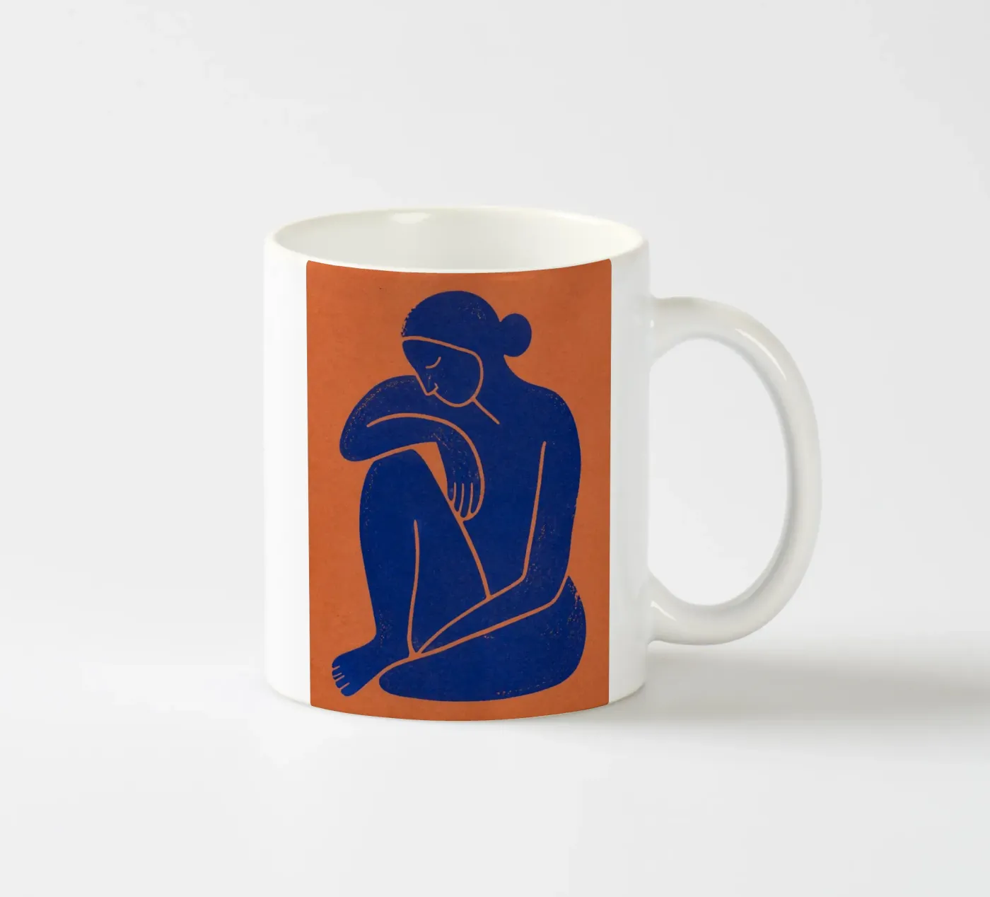 Single Human ceramic mug by Dayitakshara