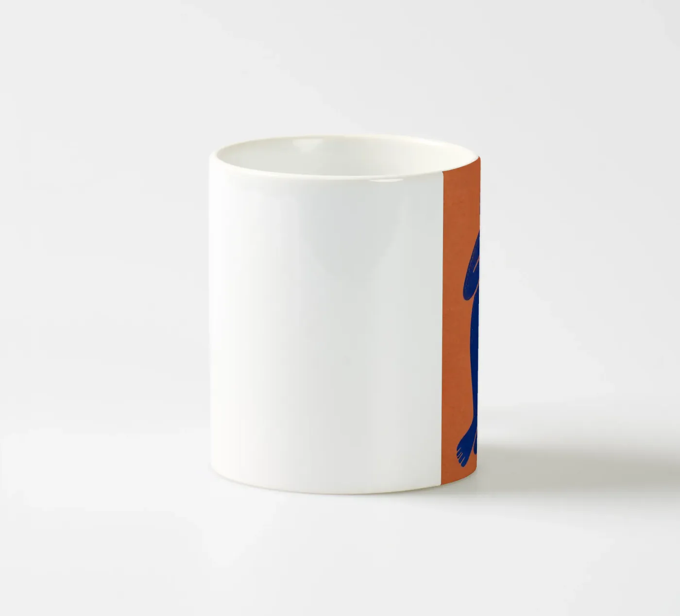 Single Human ceramic mug by Dayitakshara