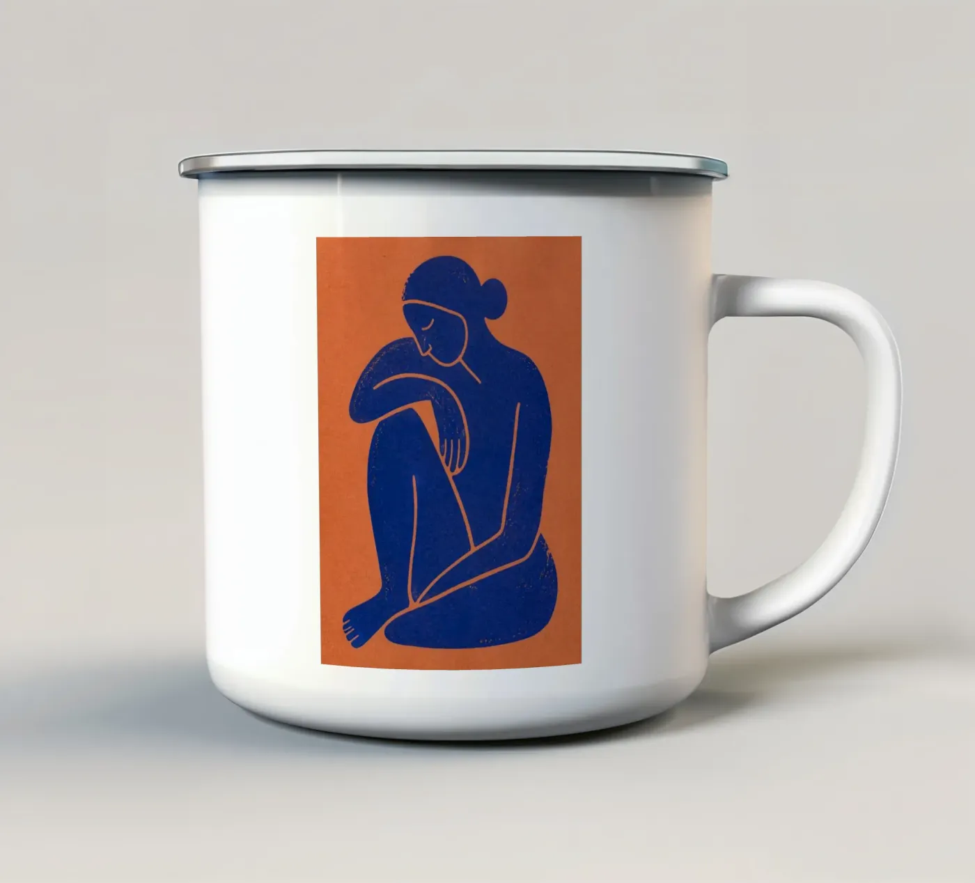 Single Human enamel mug by Dayitakshara