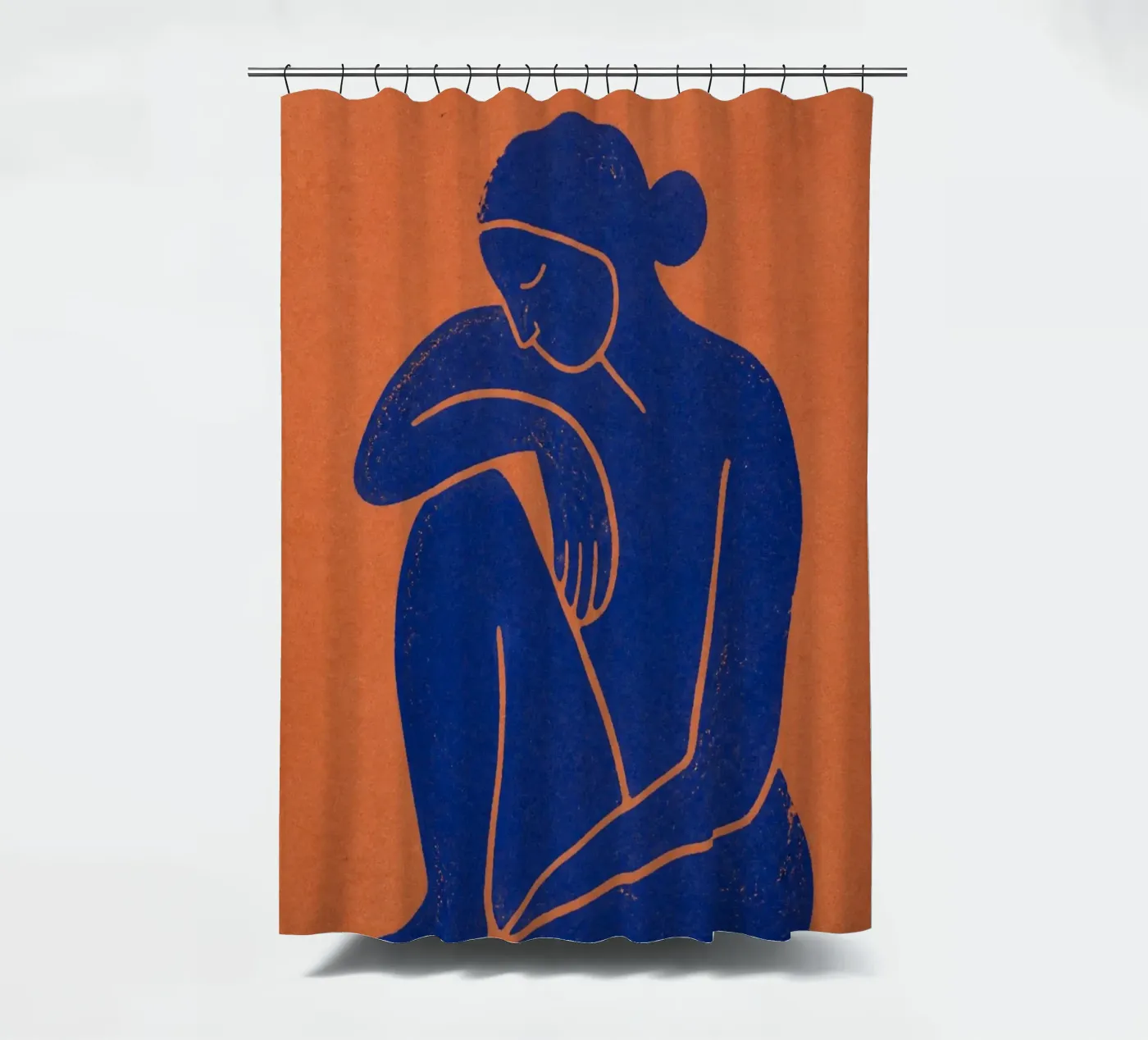 Single Human Duschvorhang von Dayitakshara