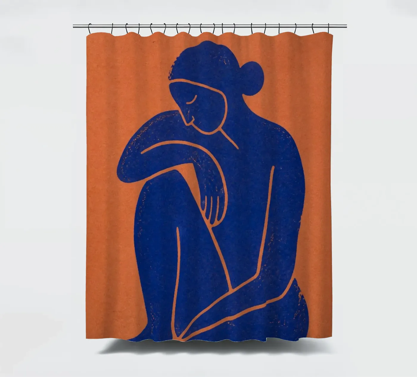 Single Human Duschvorhang von Dayitakshara